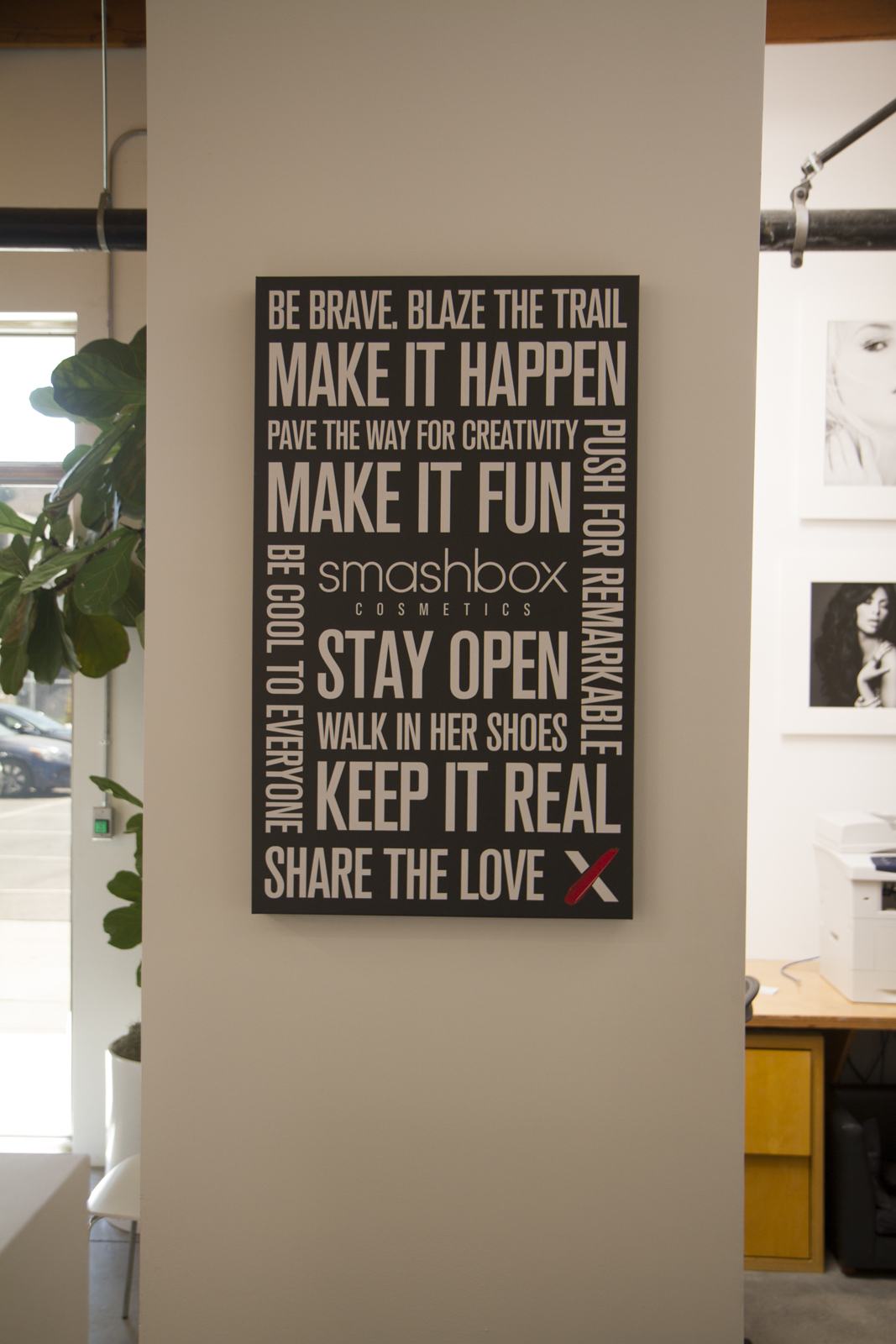   Smashbox core values.  