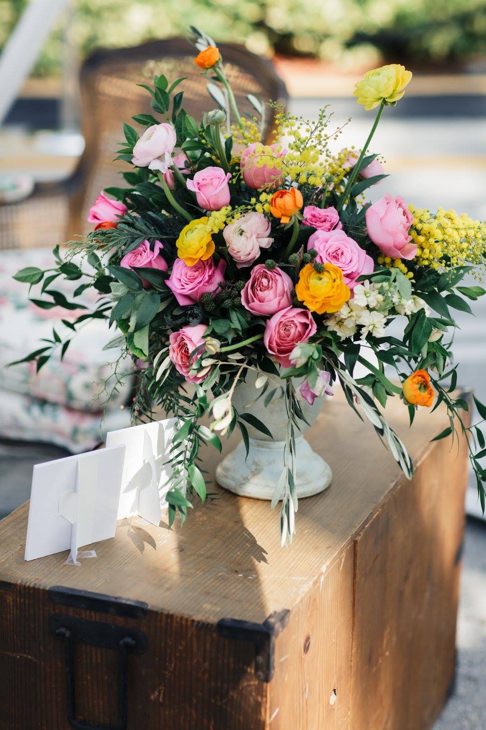 Gorgeous florals by Designs by Darenda. 