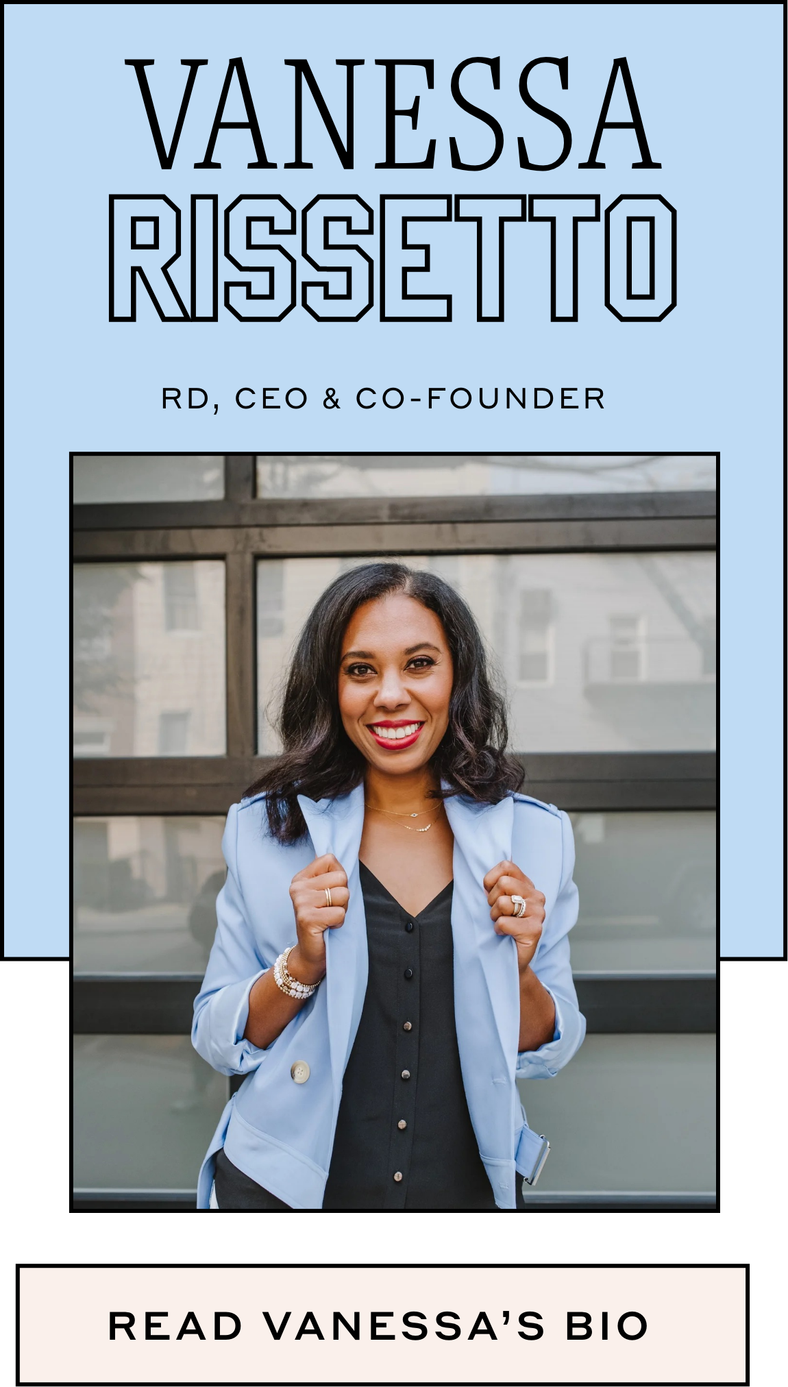 Vanessa Rissetto, RD, CEO & Co-Founder
