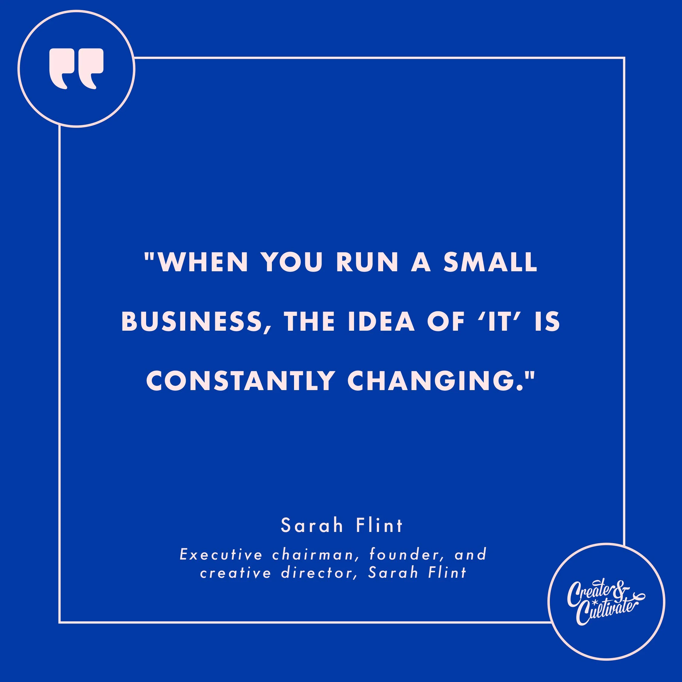 Sarah Flint quote