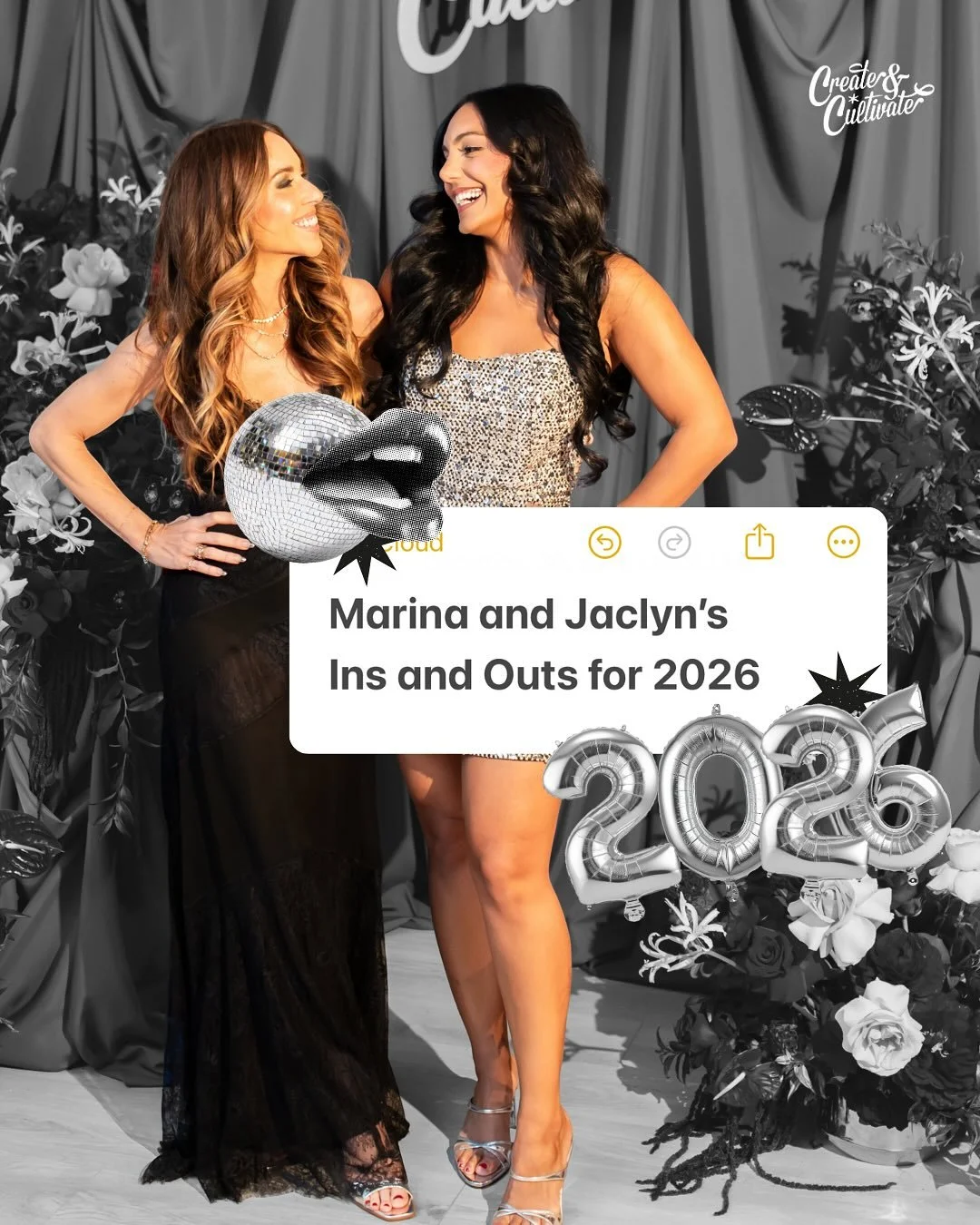 Ins + outs for 2026, according to Marina &amp; Jaclyn.⁠

The throughline? Smarter moves, better boundaries, and less noise.⁠
⁠
If it&rsquo;s not moving you forward, it&rsquo;s not making the cut.⁠
⁠
Want more of Marina + Jaclyn&rsquo;s POV? Listen to