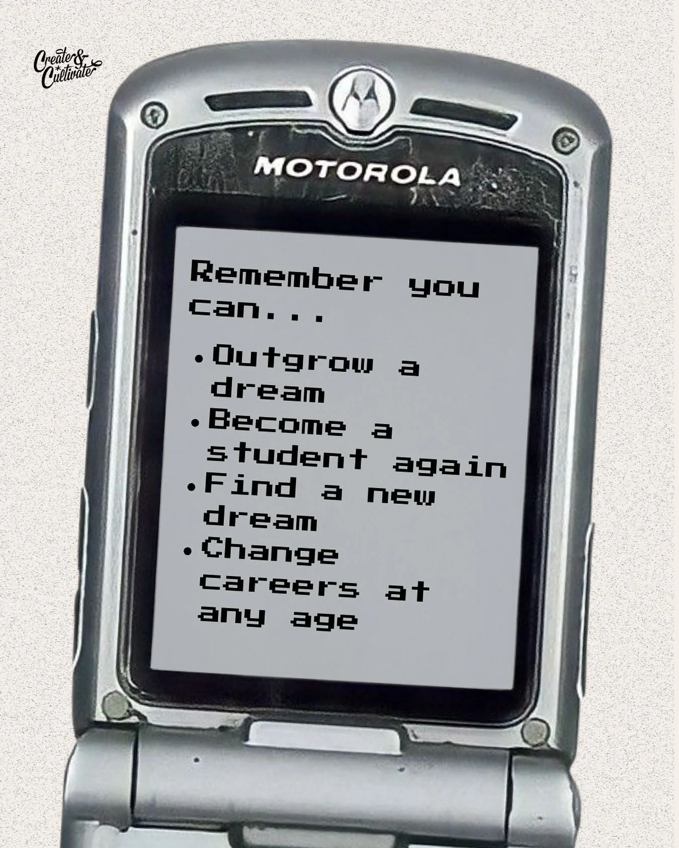 Stepping into the new year with one thing on repeat: it&rsquo;s never too late to take a new path. 

If the dream changed, the plan shifted, or you&rsquo;re craving something totally different&hellip; that&rsquo;s not a setback, that&rsquo;s growth. 