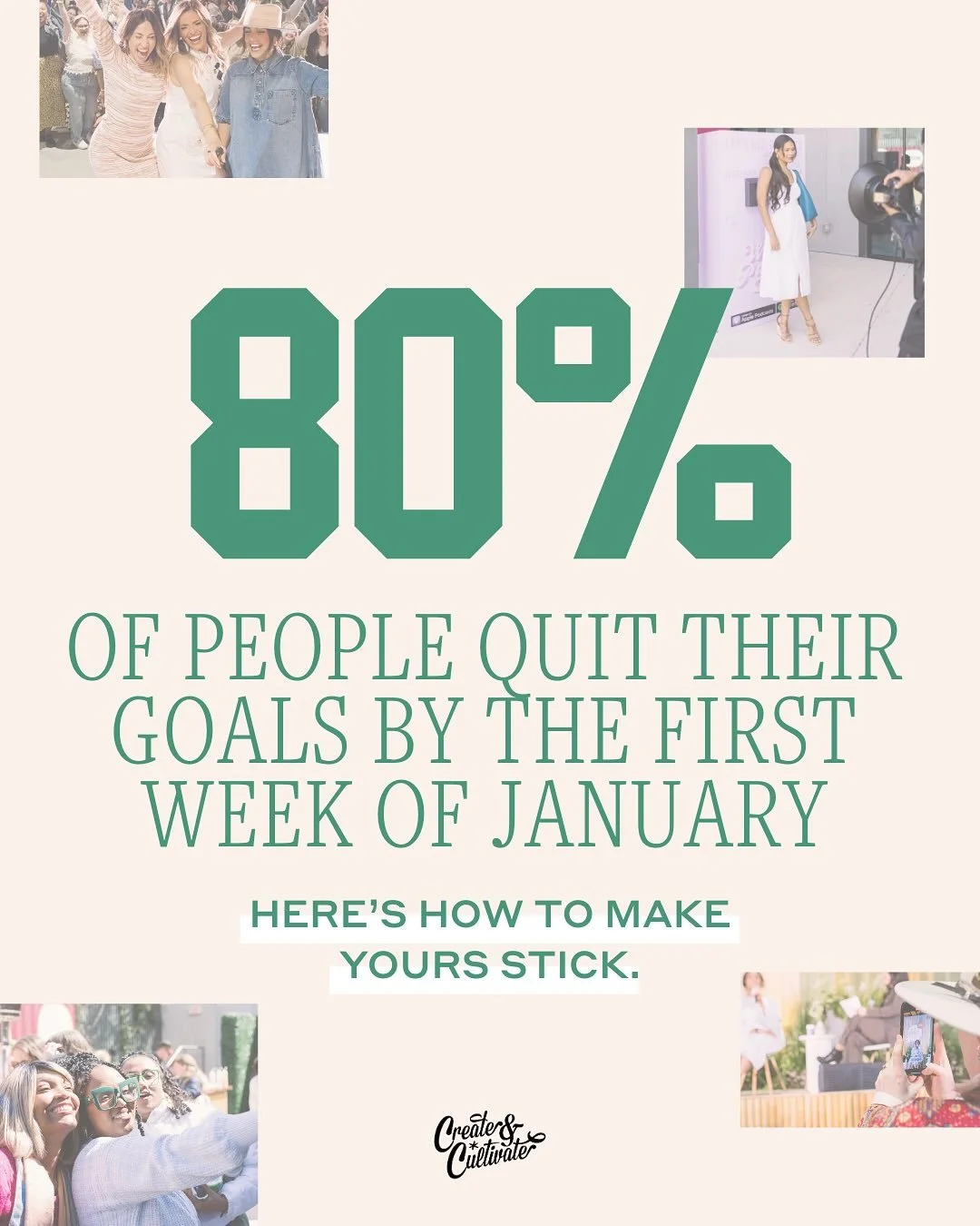 If your New Year goals have ever lasted&hellip; two weeks, you&rsquo;re not alone.⁠
⁠
According to Baylor College of Medicine, 88% of people who set New Year&rsquo;s resolutions fail before the end of January.⁠
⁠
It&rsquo;s not a discipline issue; it