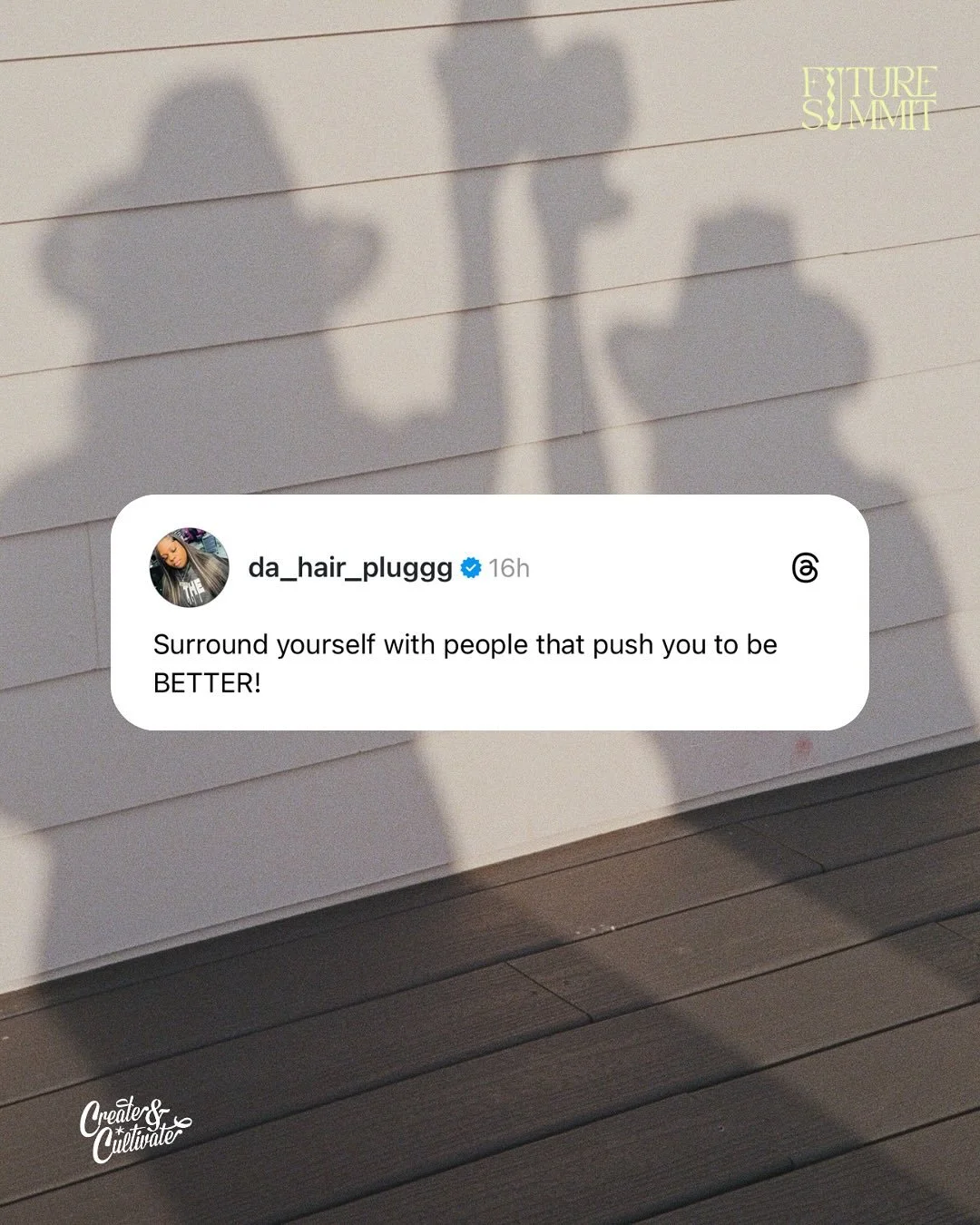 If you want a different year in 2026, you need different rooms. 

Simple as that. The people around you can be the difference between talking about the goal and actually hitting it.⁠
⁠
Which is why we&rsquo;re bringing Future Summit to Austin on Marc