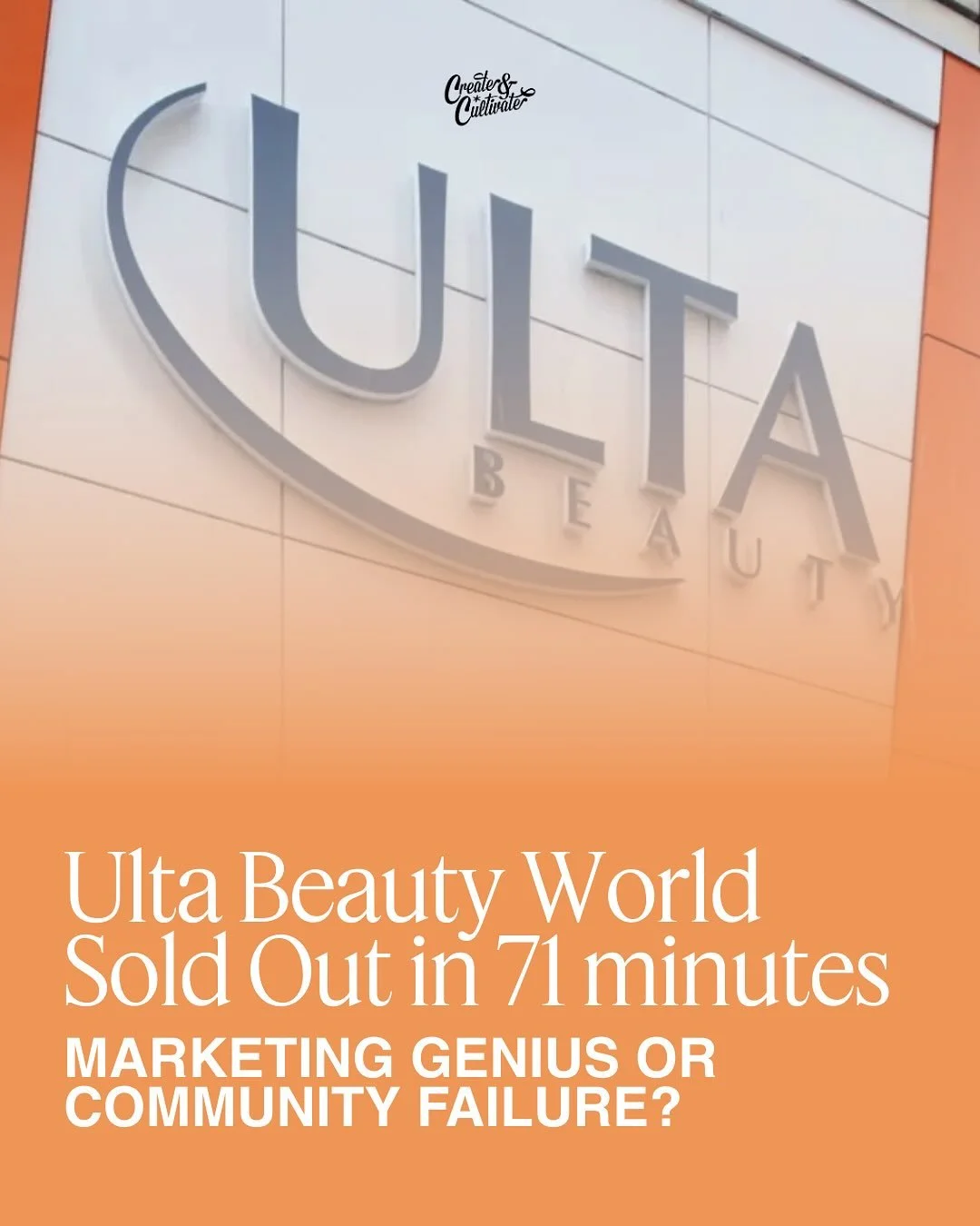 The numbers are in for the Ulta Beauty World ticket launch: 3 million people queued for just 3,000 tickets. 💄📉⁠
⁠
With a $160 ticket offering a $2,000+ swag bag, the event sold out in 71 minutes amidst site-wide crashes and queue freezes. While the