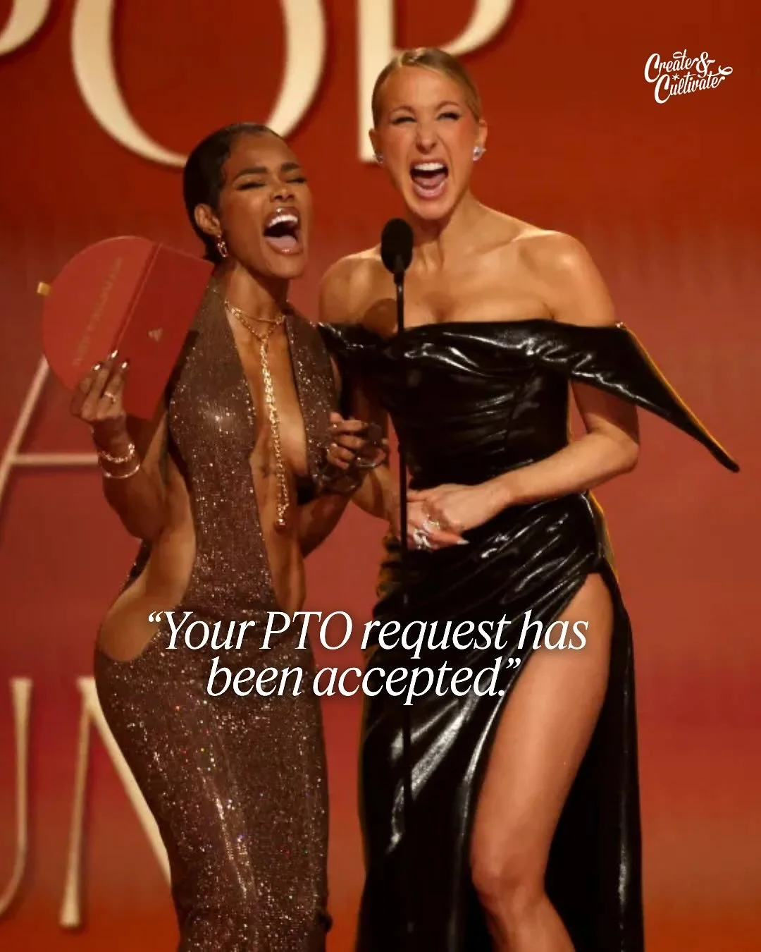 The grammys but make it about us 😉