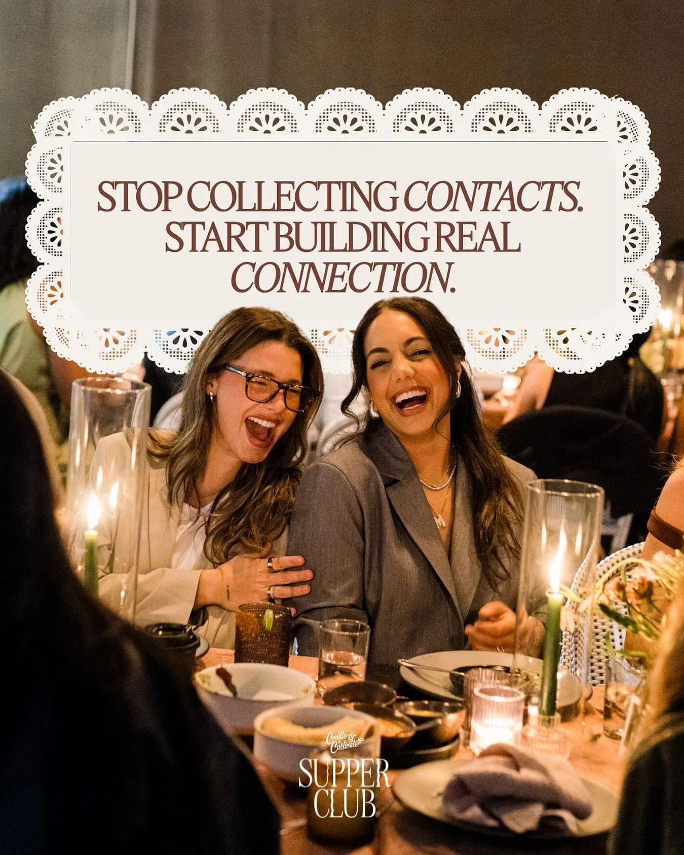 Stop collecting contacts. Start building real connection. ✨⁠
⁠
In the digital world, your greatest asset isn&rsquo;t your follower count&mdash;it&rsquo;s the depth of your genuine relationships. The people you know for real are the ones who open door