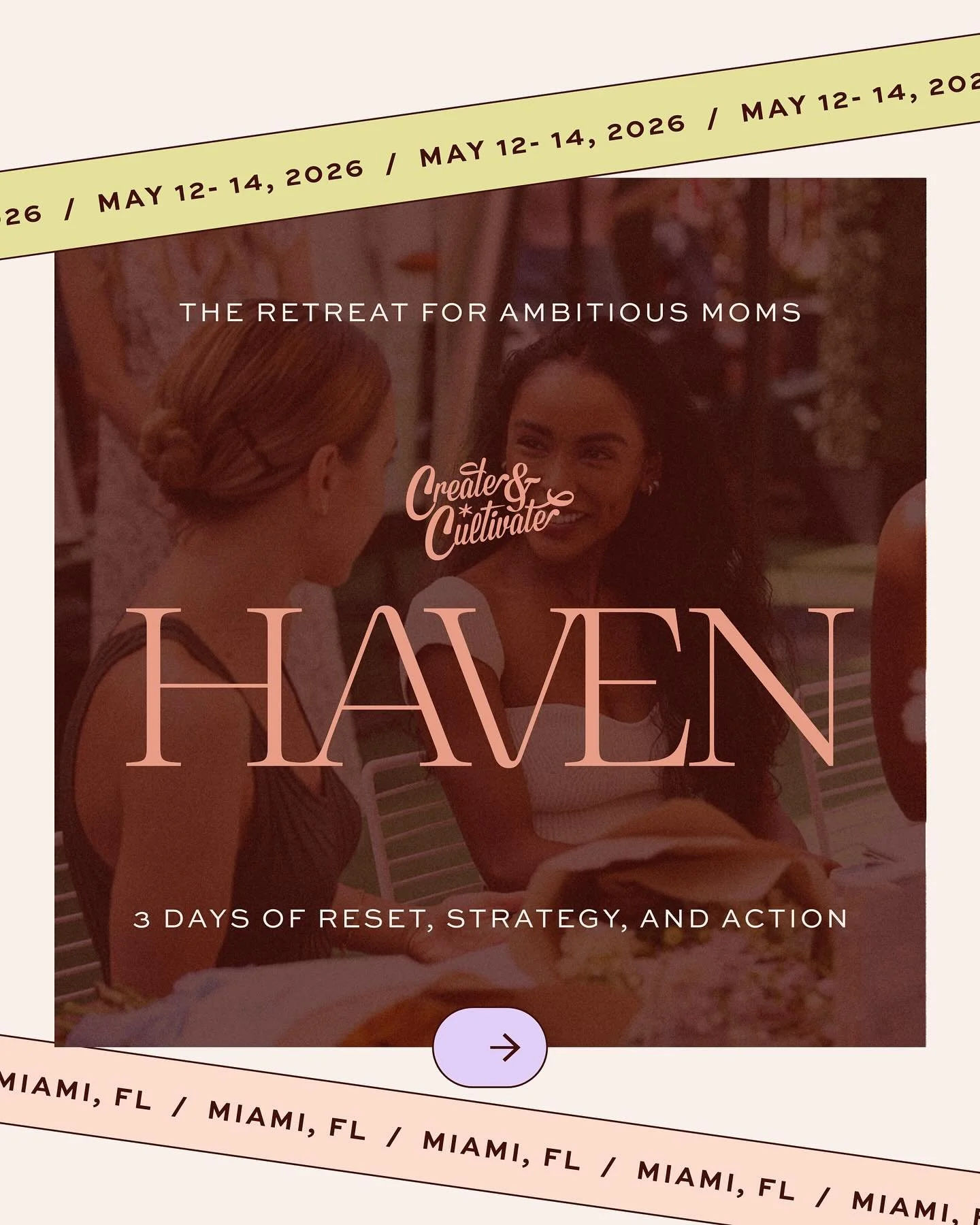 Ambitious moms &mdash; this is your room.⁠
⁠
Introducing Haven: a 2.5-day retreat built for moms who are building, leading, and ready to think bigger about what&rsquo;s next.⁠
⁠
From May 12&ndash;14, 2026, we&rsquo;re bringing together 50 high-perfor