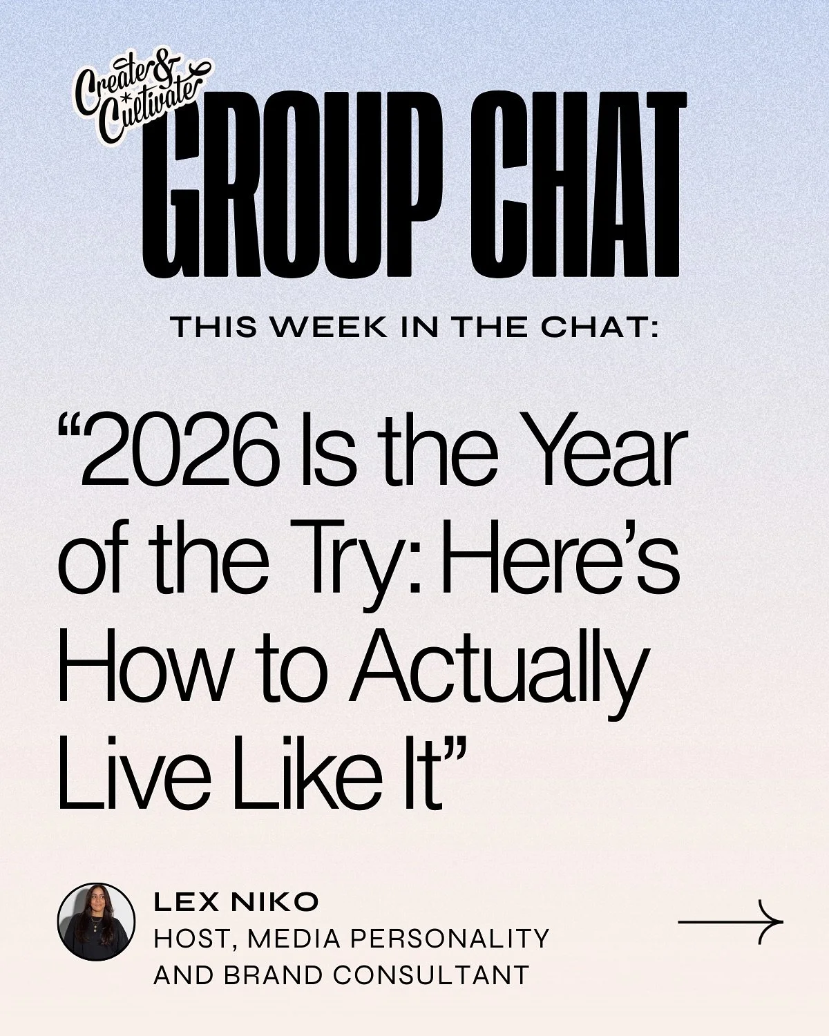📣TRYING IS SO BACK 📣⁠
⁠
@lexniko has entered the chat and is officially declaring 2026 The Year of The Try.⁠
⁠
After a decade where effort was labeled cringe and wanting things felt like something to hide, this is the reset: ambition out loud, acti