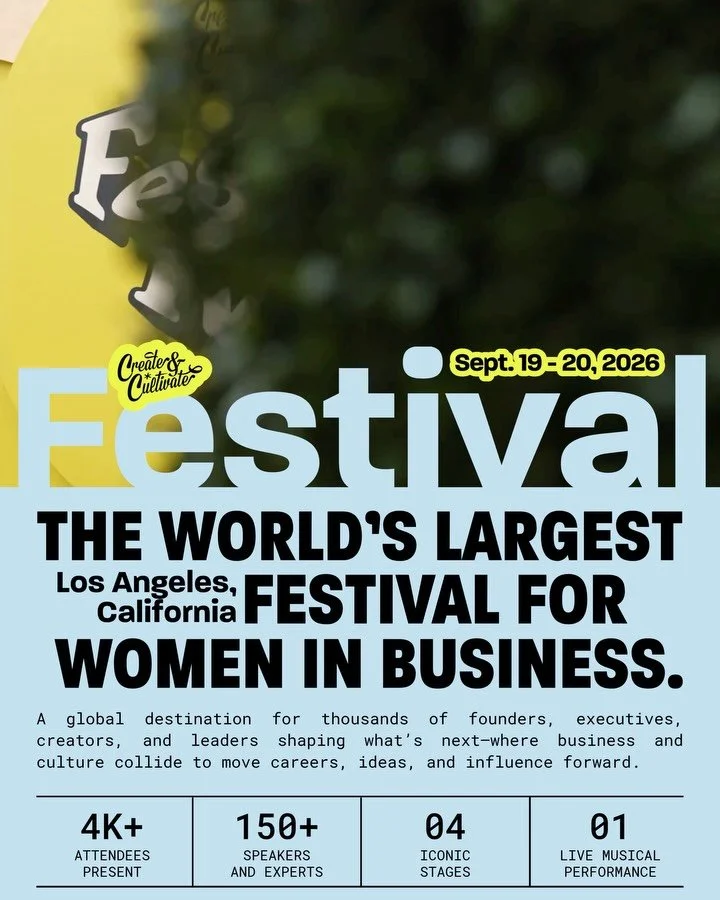Here&rsquo;s what 2 days at the world&rsquo;s largest festival for women in business actually looks like. ⁠
⁠
4,000+ founders, CEOs, executives, creators, and leaders. 400,000+ sq ft where business and culture collide. And two days that are about to 