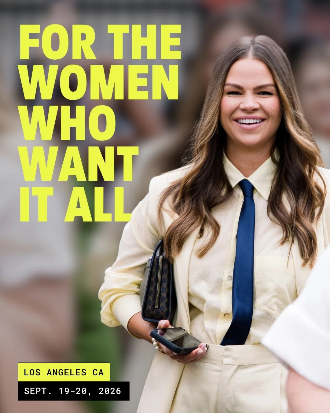We built this for you. 👇⁠
⁠
For the woman who wants the career and the life. Who wants to be in the room where it happens and also have a great time doing it. Who&rsquo;s tired of choosing between ambitious and fun, polished and real, business and c