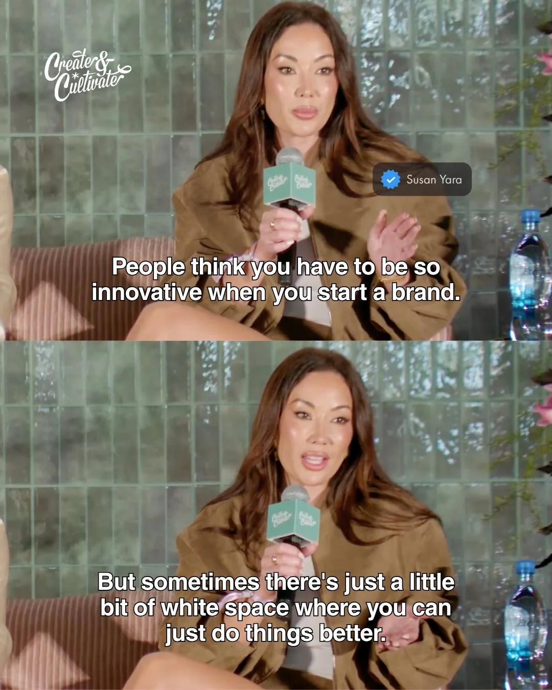 @susanyara said it best: you don&rsquo;t have to reinvent the wheel to build something meaningful. Sometimes the white space is just doing it better than everyone else.⁠
⁠
Hear from the founders behind your favorite brands at the World&rsquo;s Larges
