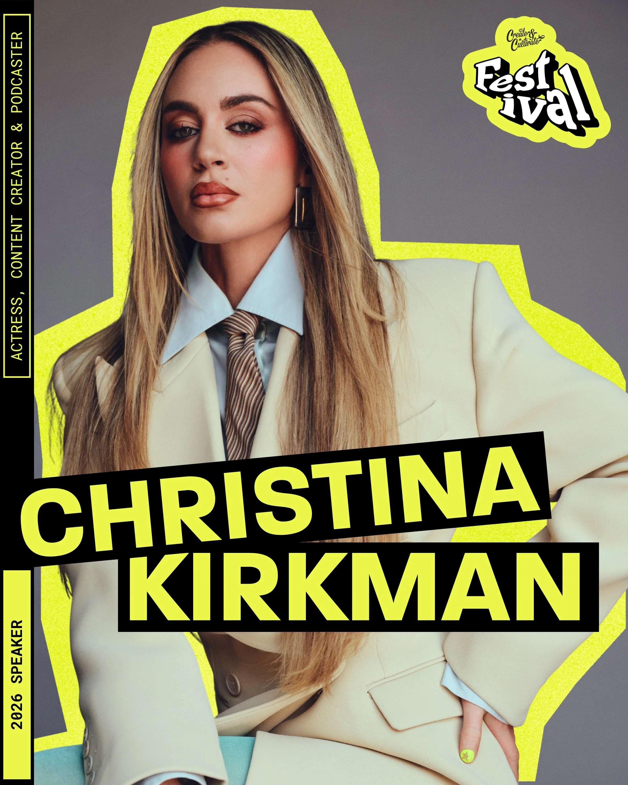 One of the internet&rsquo;s funniest woman is speaking at Festival.⁠
⁠
@christinakirkman is speaking at the world&rsquo;s largest festival for women in business. 3.4 million followers, 20+ years in entertainment, a hit podcast, and partnerships with 
