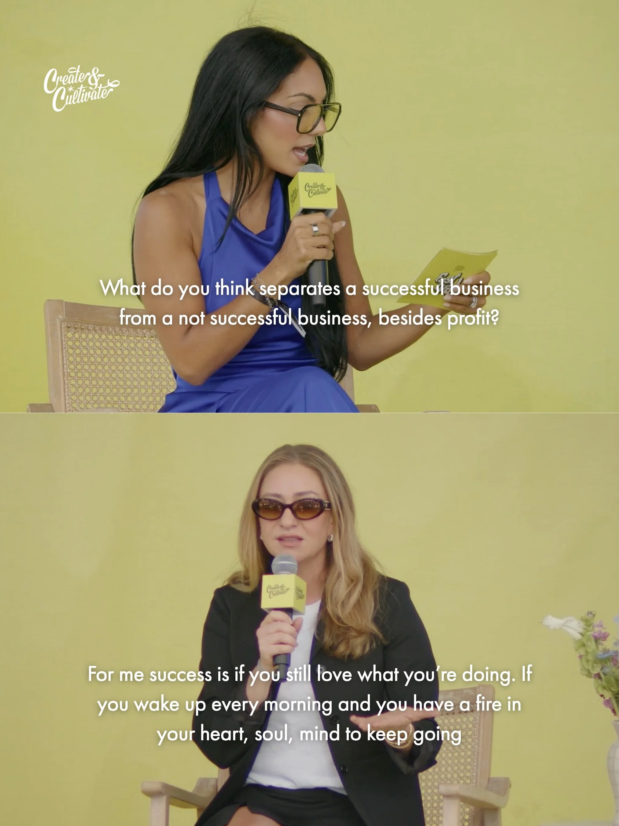 The youngest woman to ever take a company public says success comes down to one question: do you still love it?
@whitney co-founded Tinder, built Bumble, and at this year&rsquo;s  Festival, she said the metrics and the revenue follow once you have th