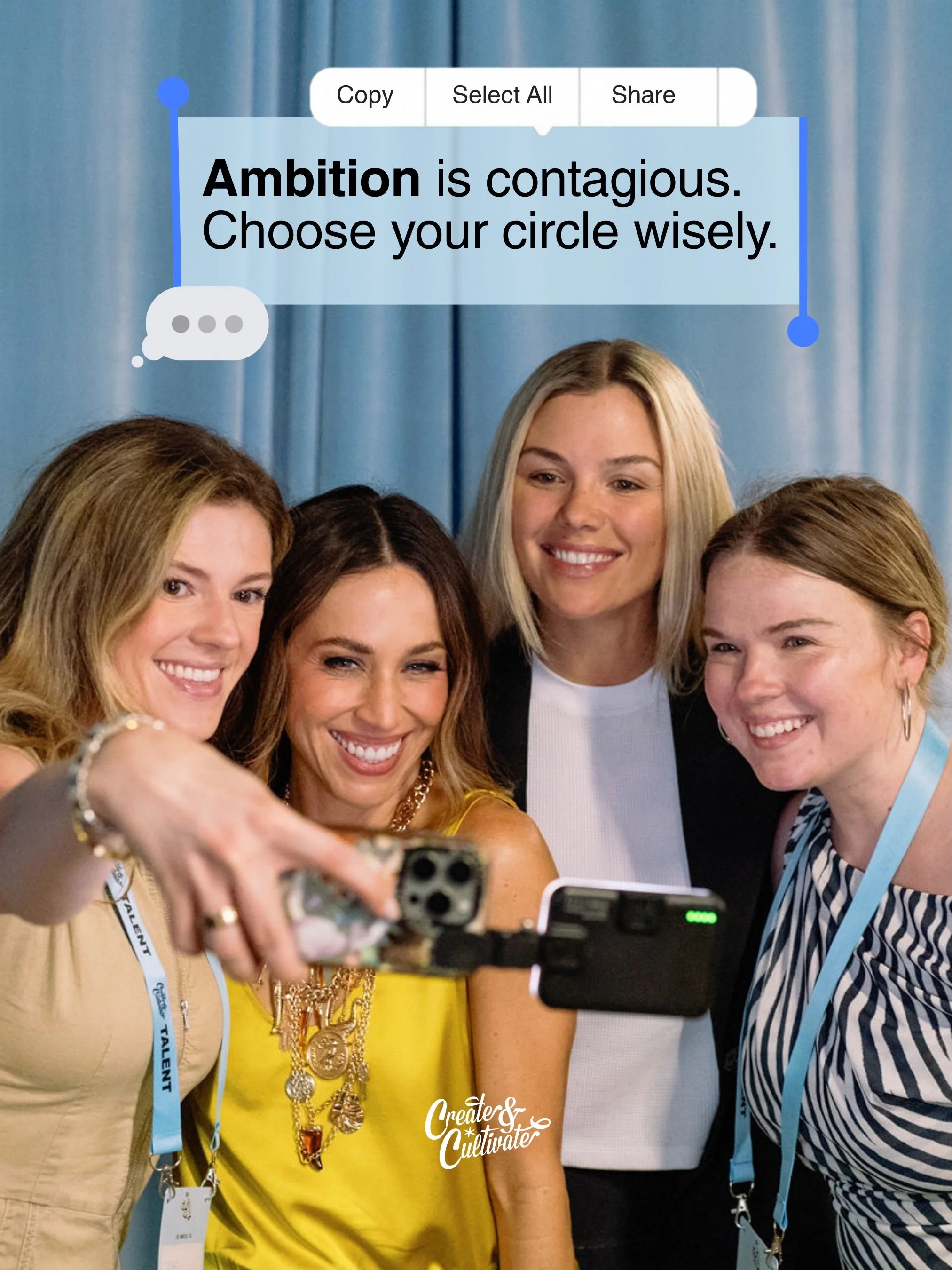 They say you are the five people you surround yourself with, so surround yourself with people who match your ambition 🙂&zwj;↕️