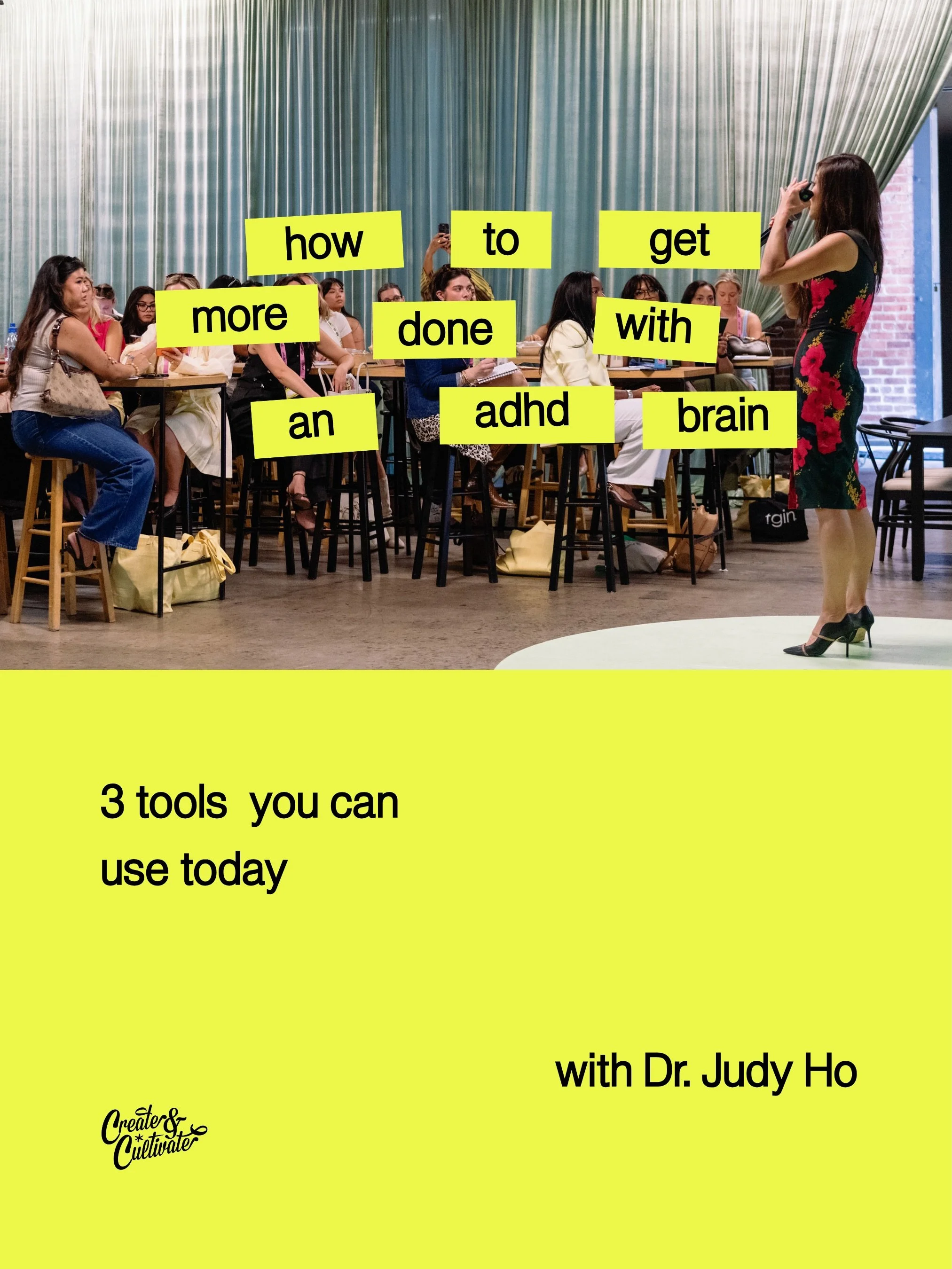 ADHD brains are built for big ideas, and they just need help holding onto them.⁠
⁠
@drjudyho is a clinical neuropsychologist, a Pepperdine professor, and the author of Stop Self-Sabotage. She says that for most ambitious women, the problem usually is