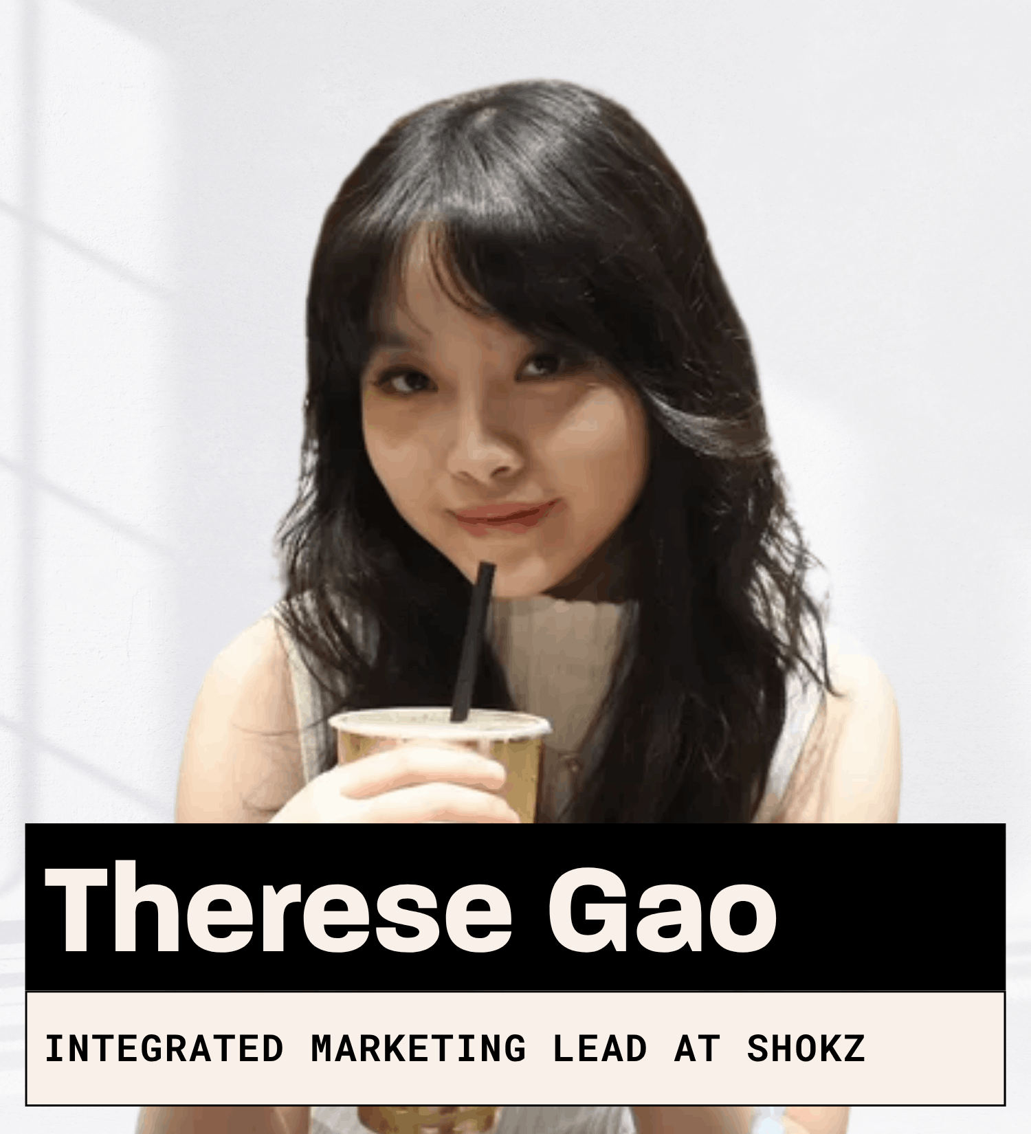 Therese Gao, Integrated Marketing Lead at SHOKZ