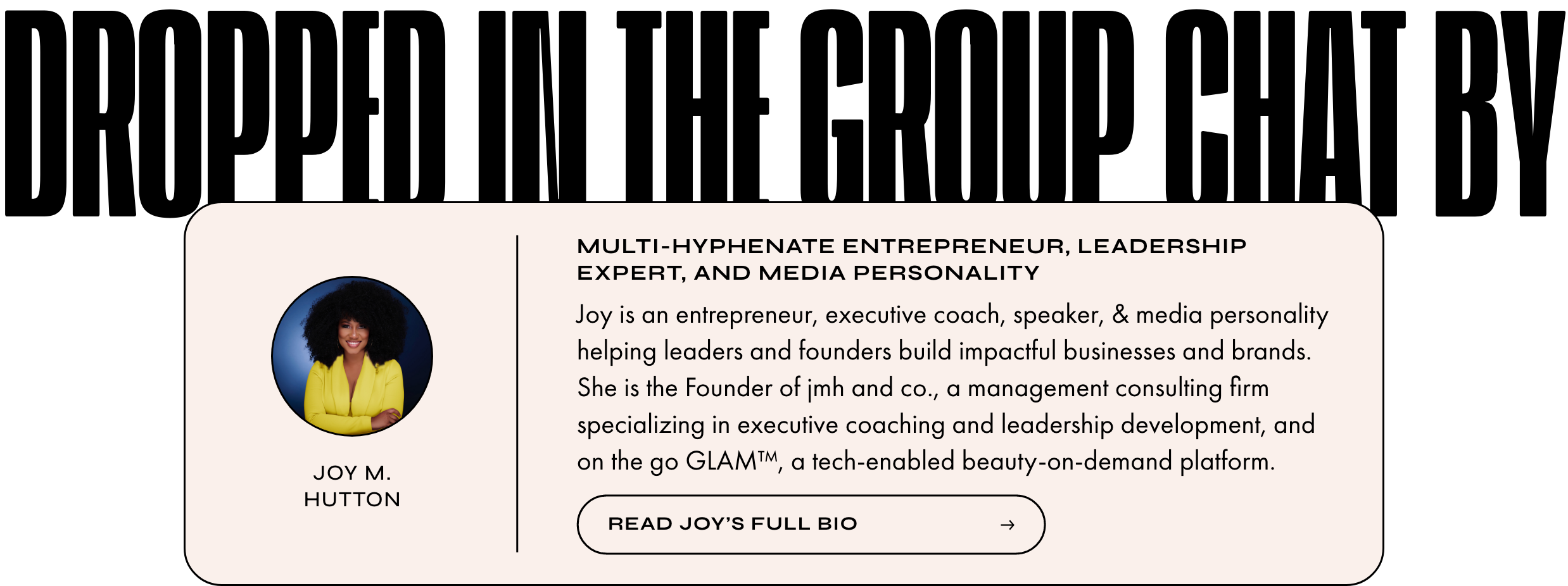 Joy Hutton Bio