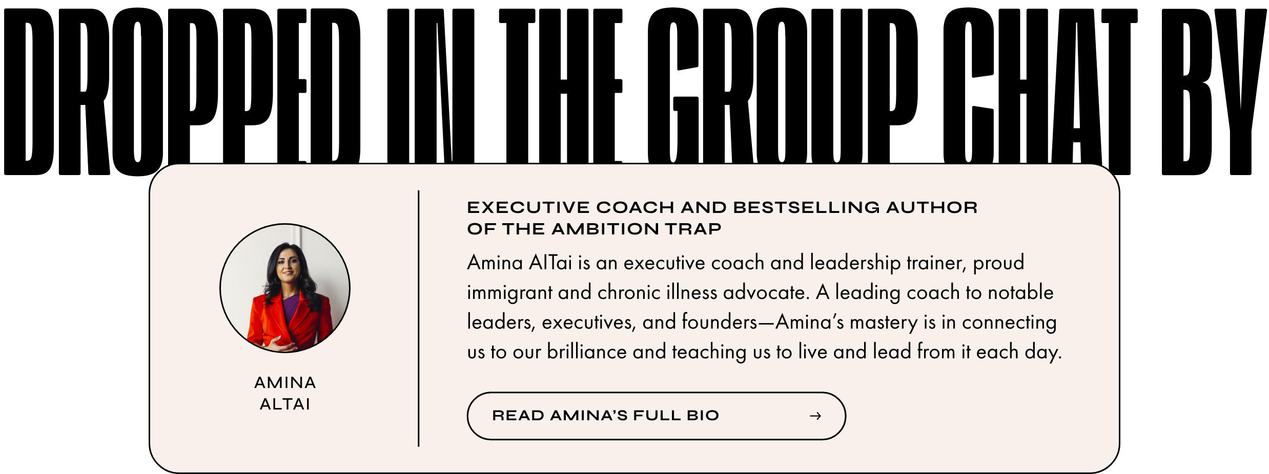 Amina AlTai Bio