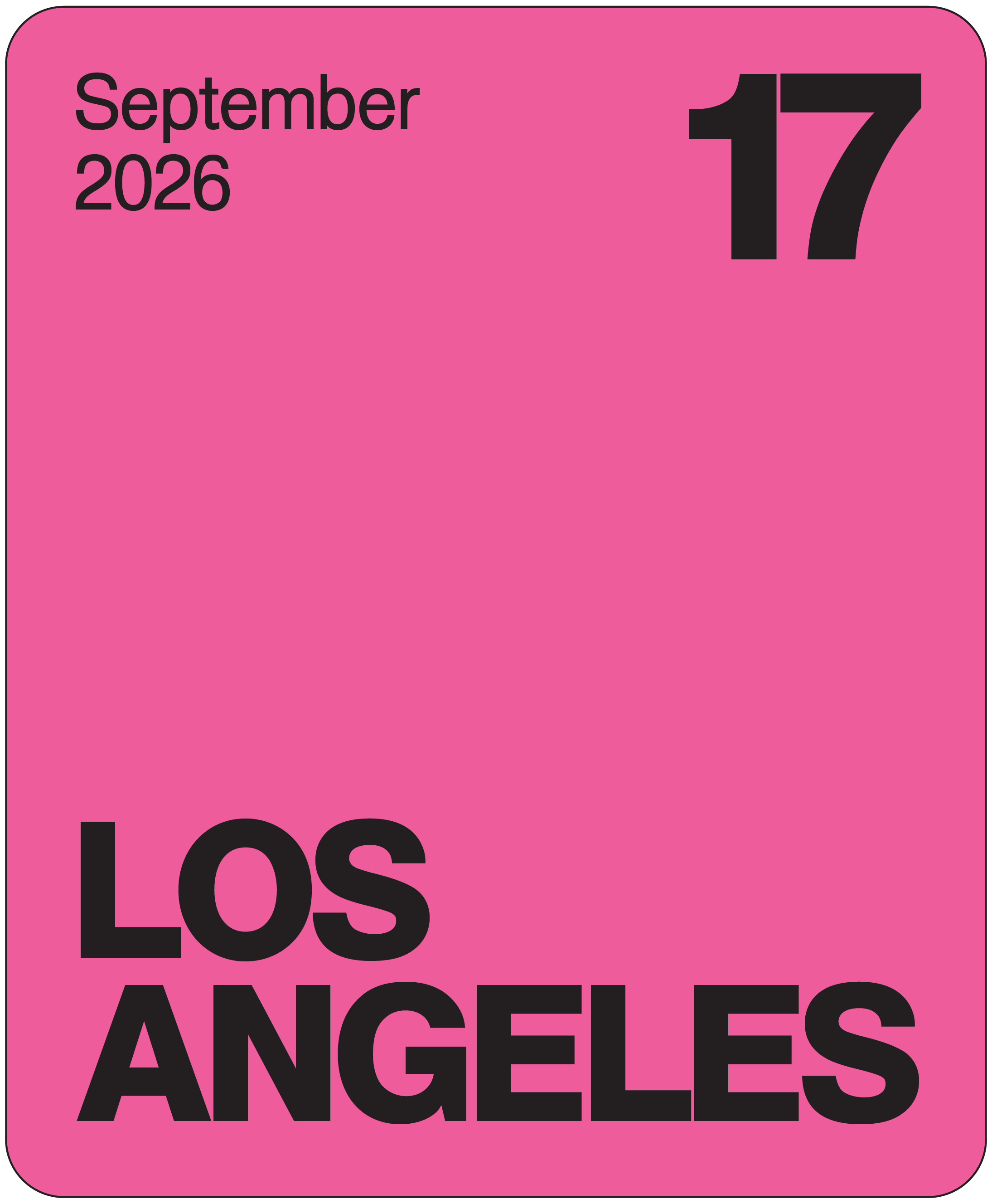 Supper Club LA September 17, 2026
