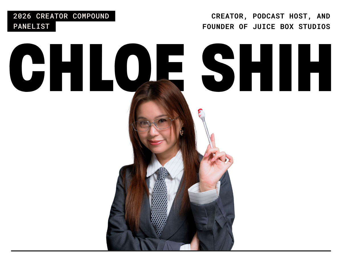 Chloe Shih - Creator, Postcast Host, Founder of Juice Box Studios, and 2026 Festival Speaker