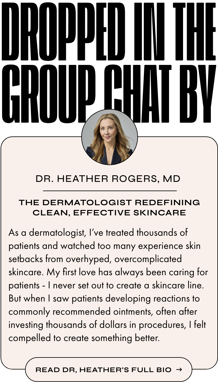 Dropped in the Group Chat by Dr. Heather Rogers MD