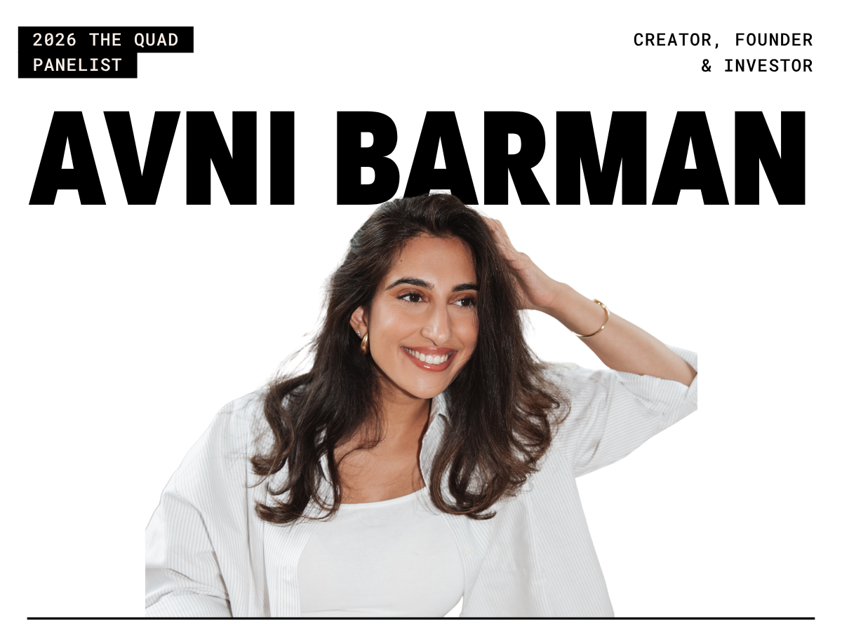 Avni Barman - Creator, Founder & Investor - and 2026 Festival Speaker