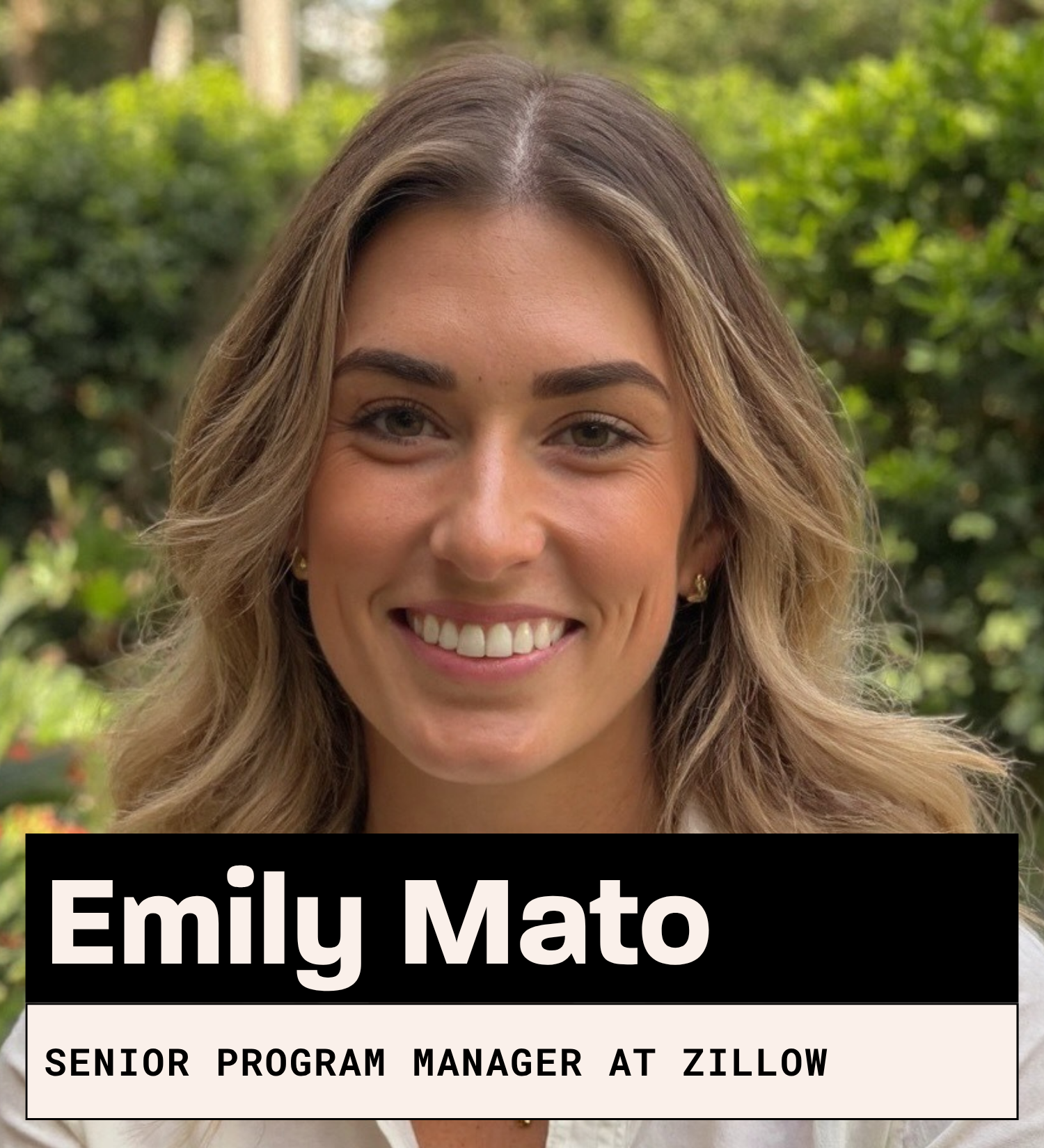 Emily Mato, Senior program manager at Zillow