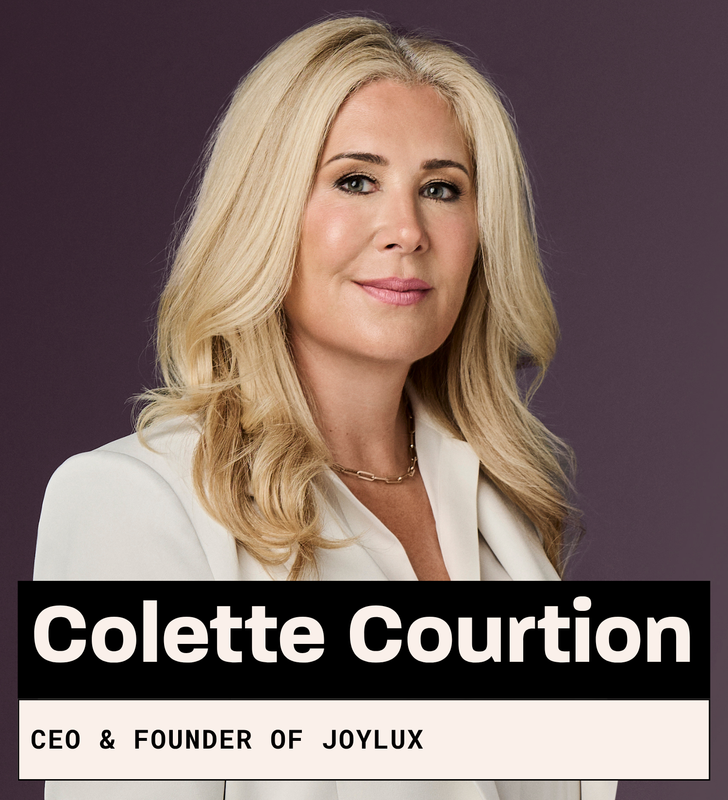 Colette Courtion, CEO & Founder of Joylux