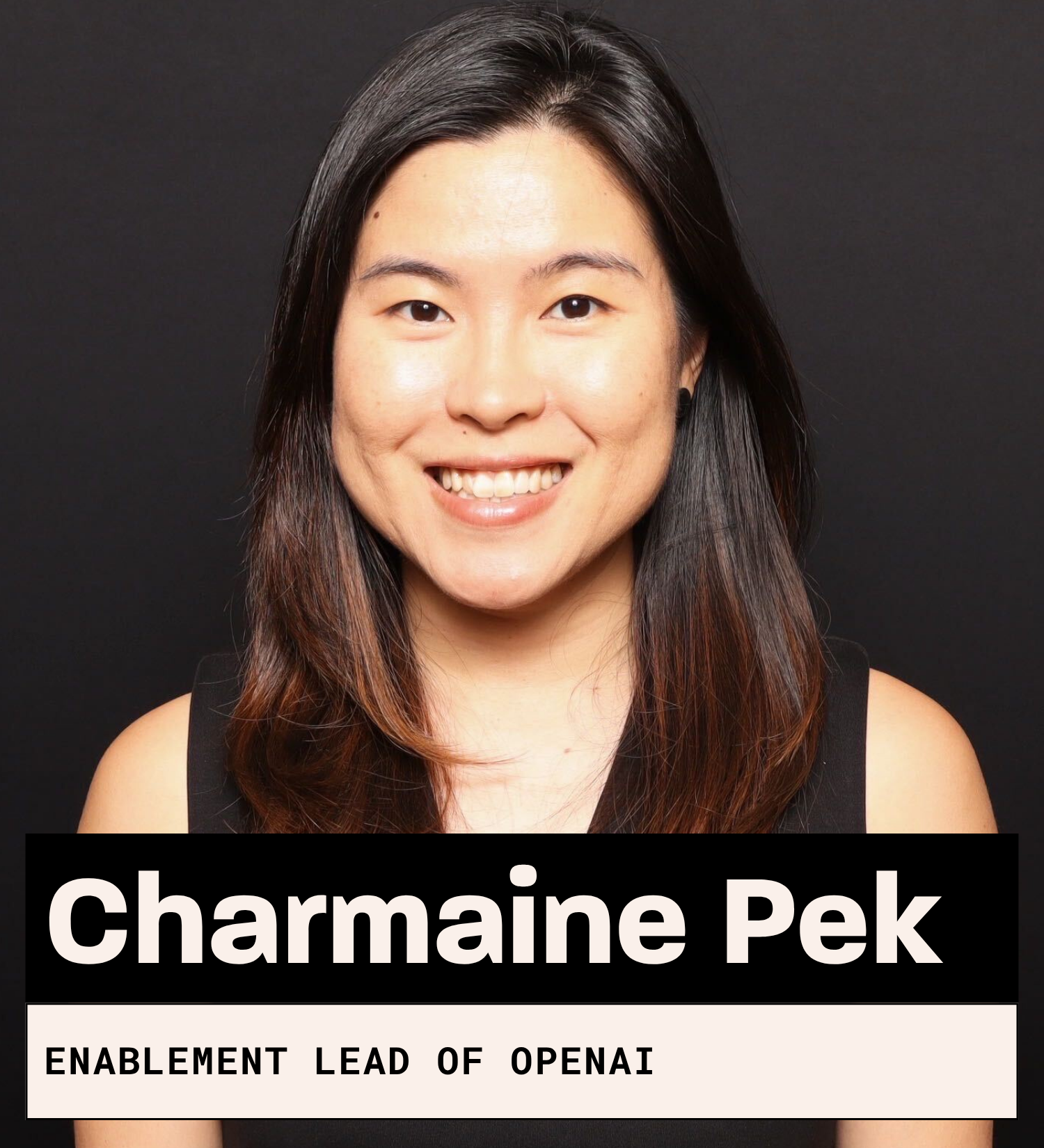Charmaine Pek, Enablement Lead of openai