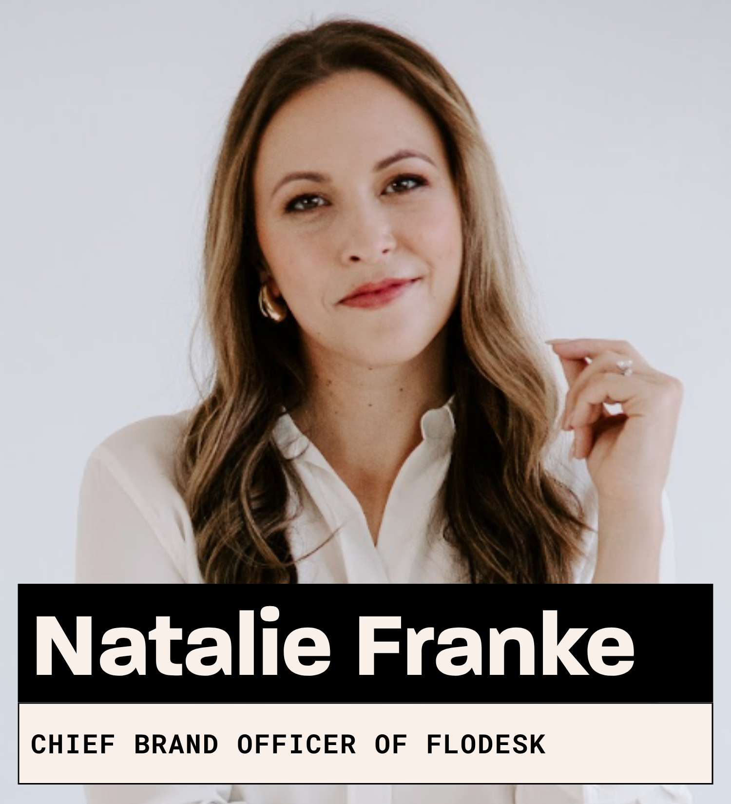 Natalie Franke, Chief brand officer of Flodesk