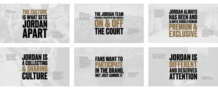 Design principles & insights based off of consumer interviews.
