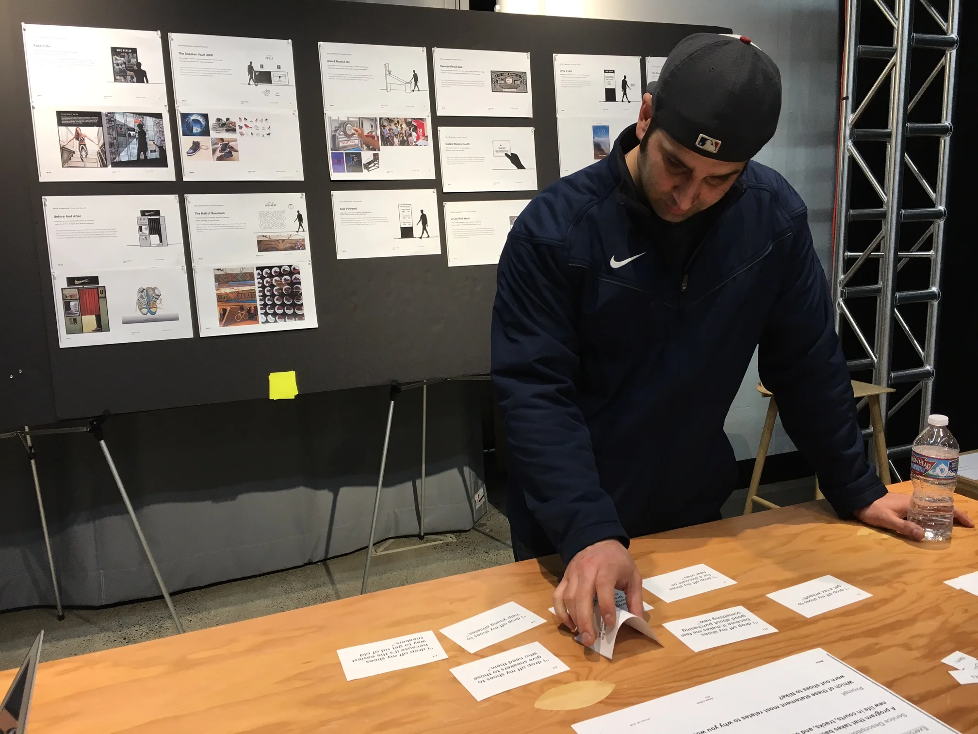 Card sorting to understand the most relevant and important value propositions.