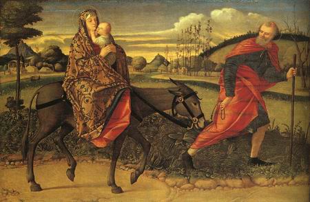 The Flight into Egypt, 1500 by Vittore Carpaccio (1465-1520)