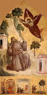 Giotto, Stigmatization of St Francis. 1295-1300.