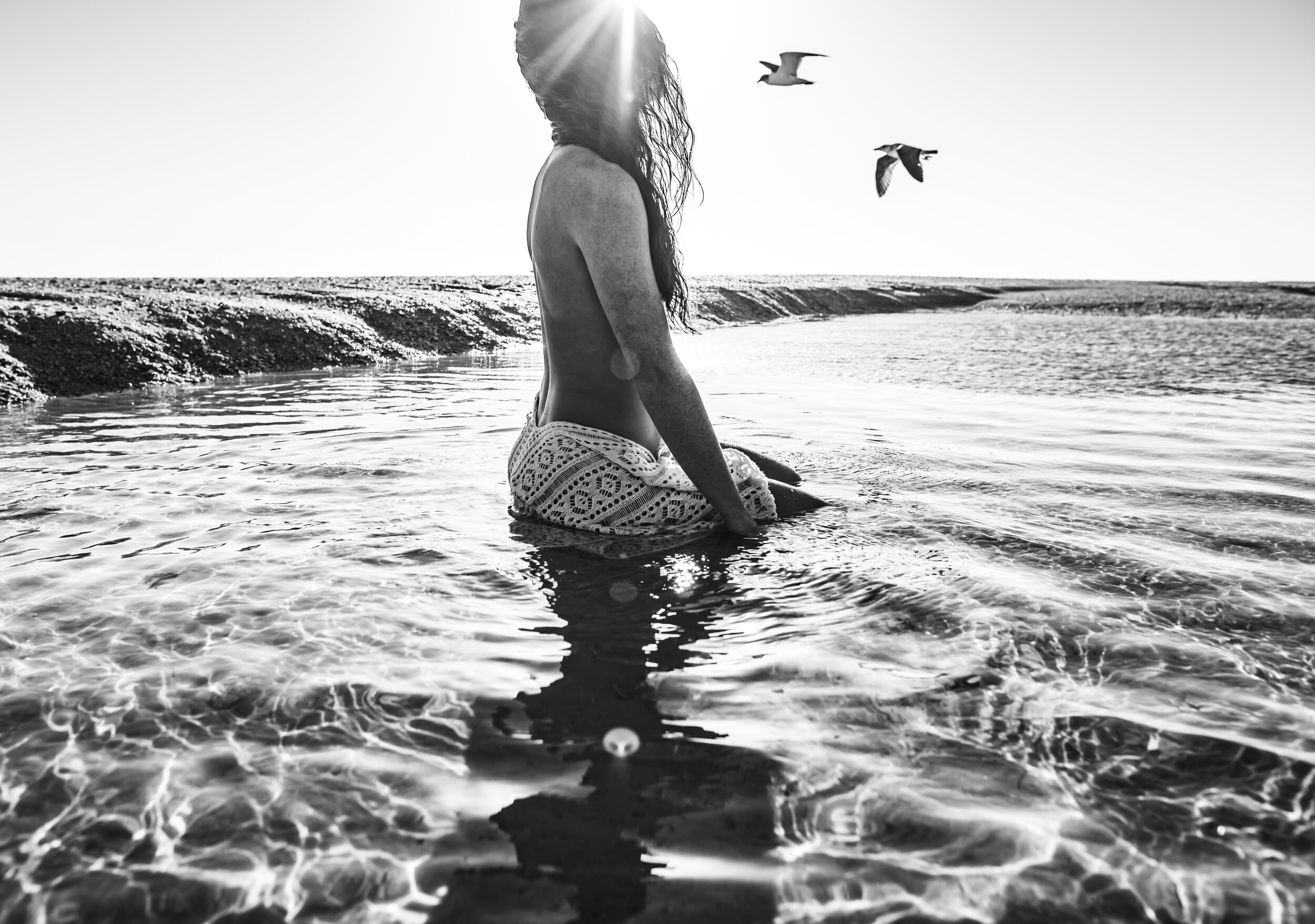 Outdoor Boudoir on beautiful Marco Island.