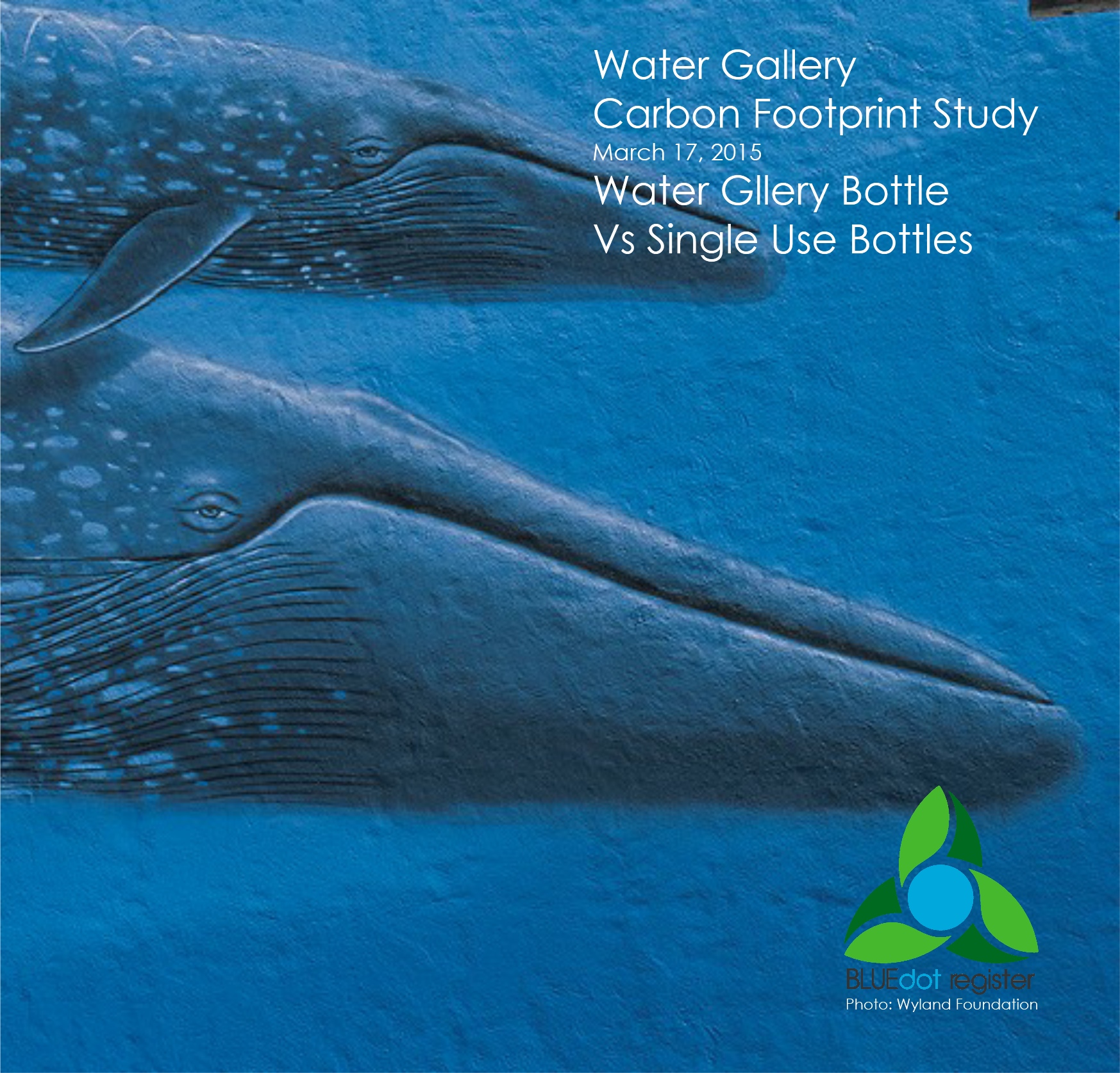Click to view the Water Gallery Carbon Footprint Assessment and comparison to Single Use bottle options