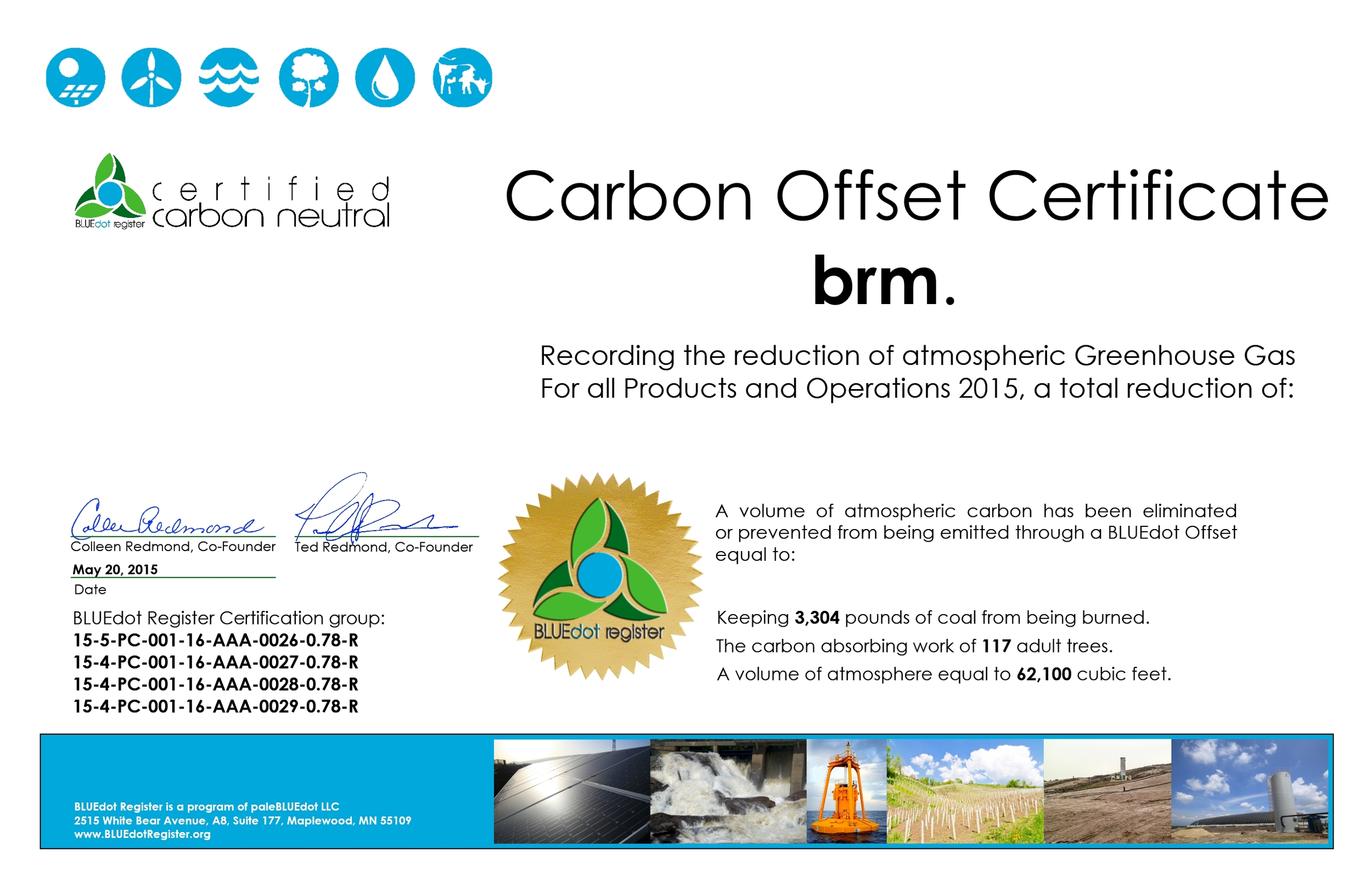 Click image to view Certification