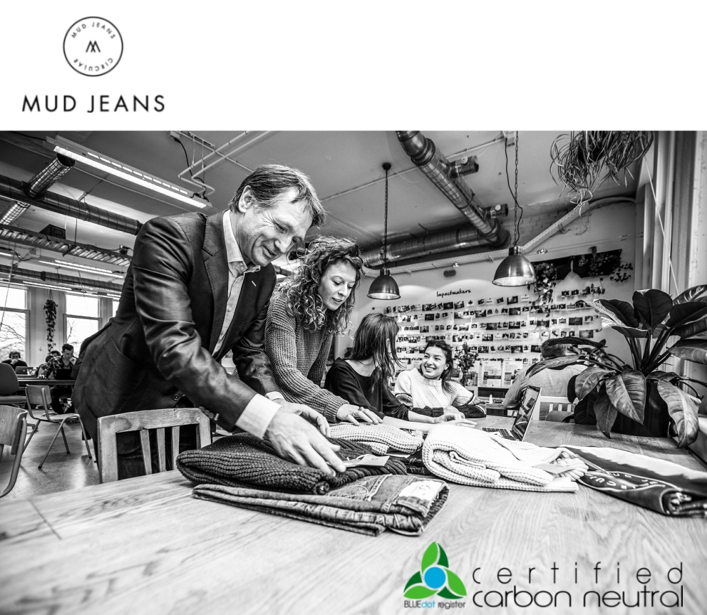 Bert van Son and Danique Gunning of MUD Jeans