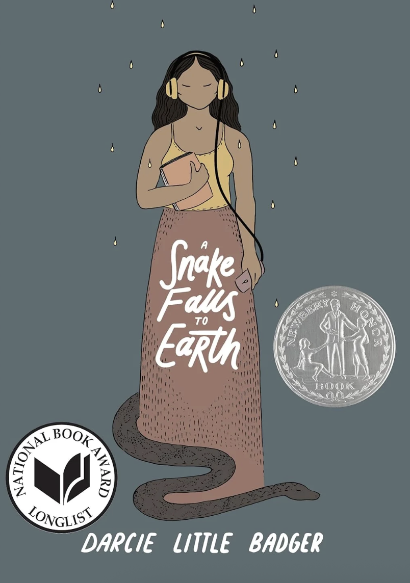 screenshot of book cover for A Snake Falls to Earth by Darcie Little Badger