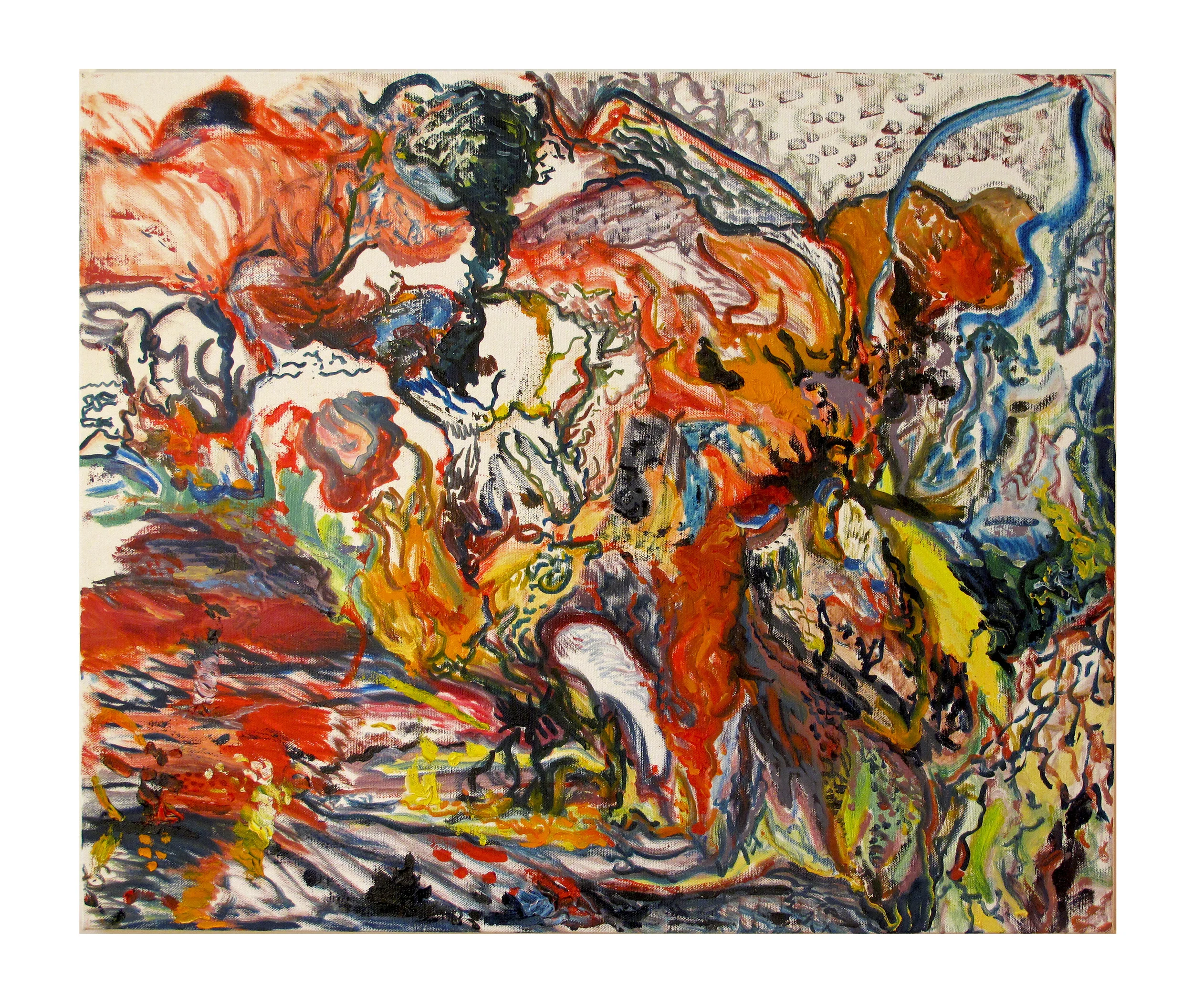 The Electric Self (2012, Oil on Canvas, 20"/24")