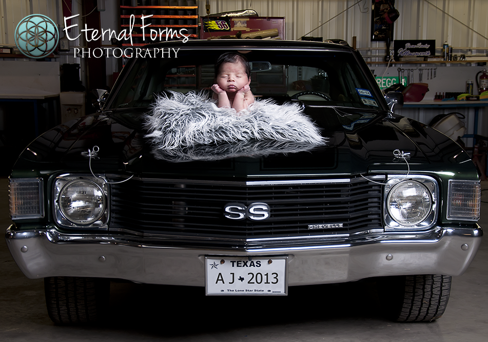 Vintage Cars and Newborn - Austin Area Newborn Photography — Eternal
