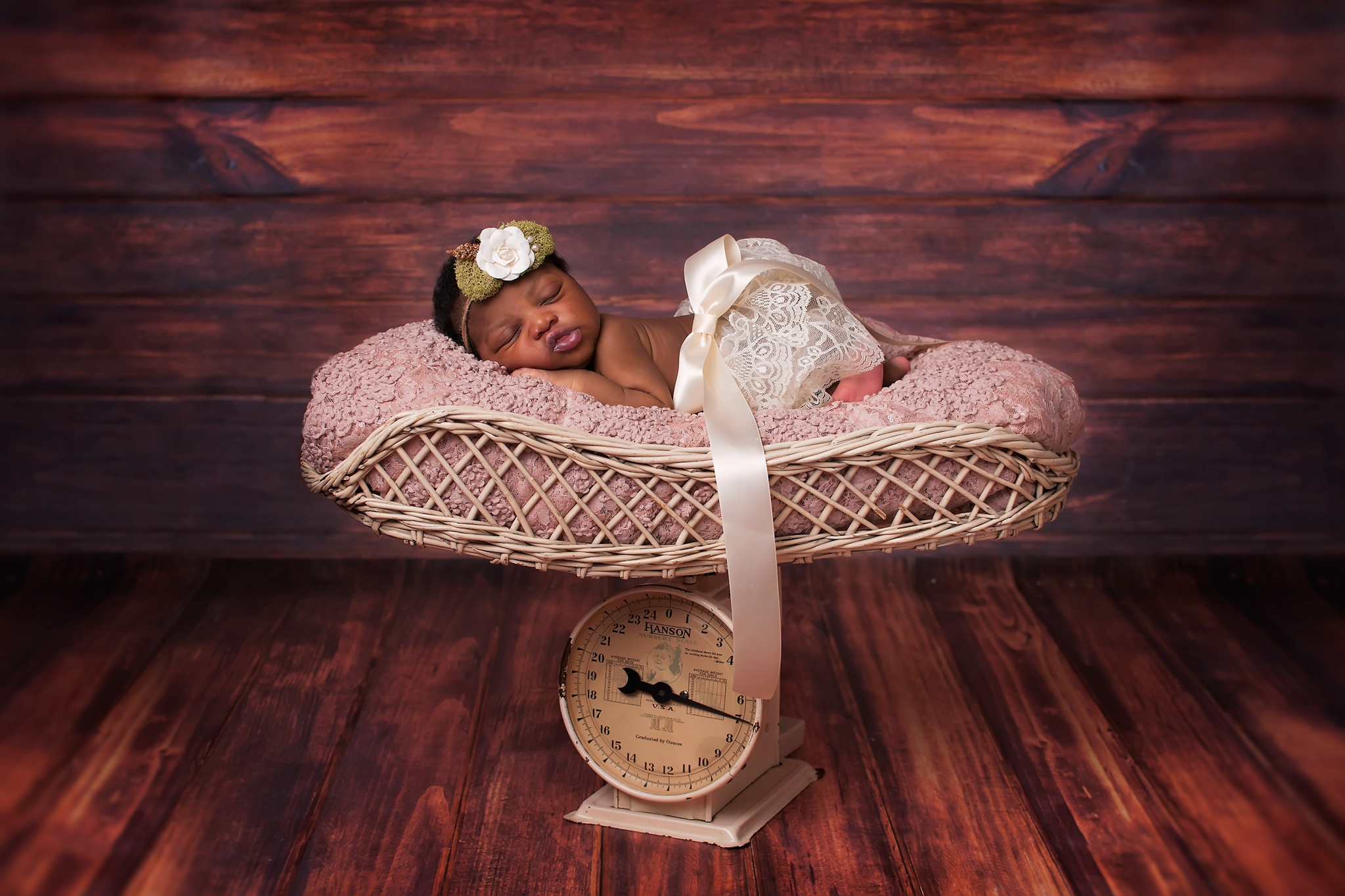 antique baby scale photo