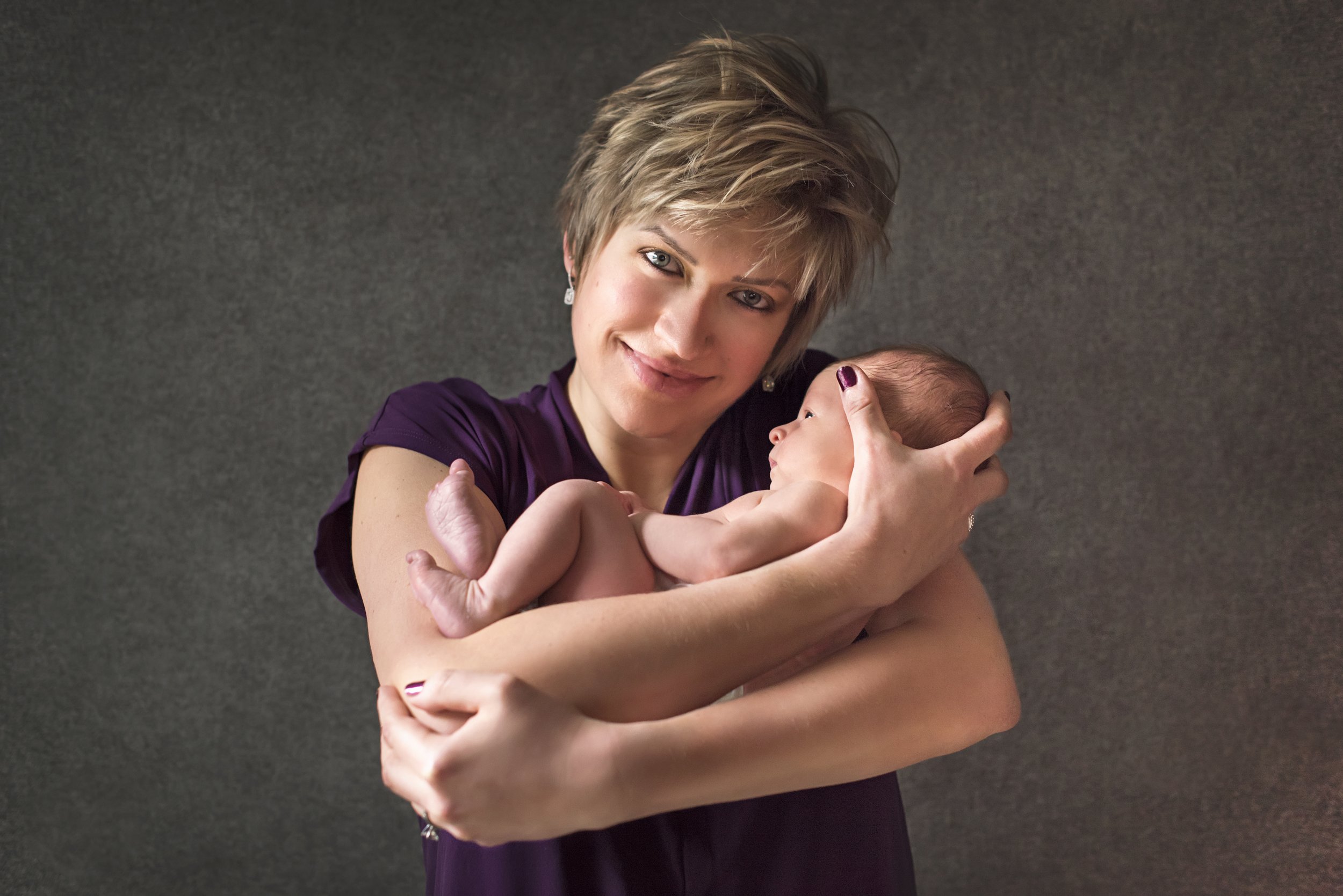 mommy and baby newborn photos