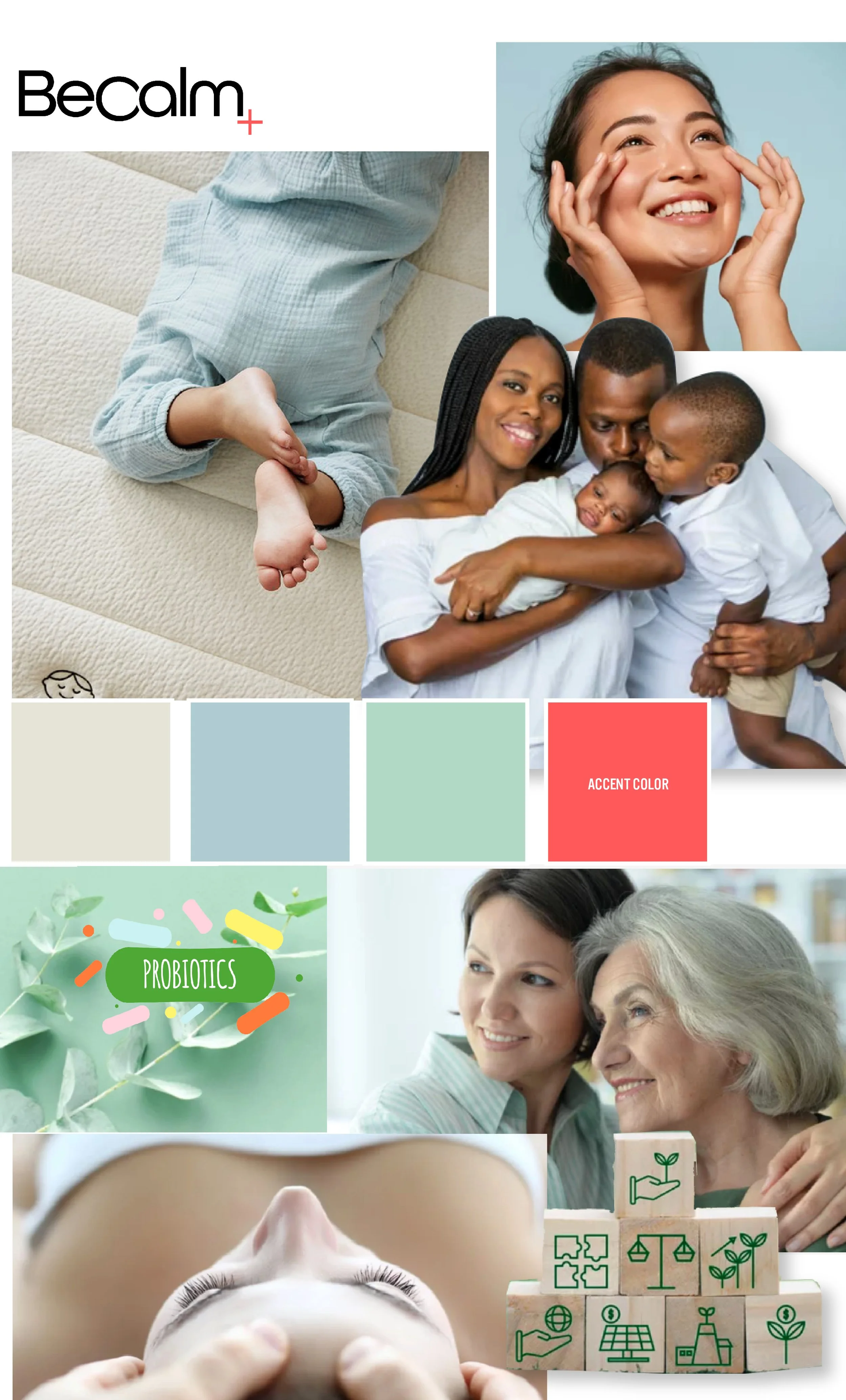 Mood board for client