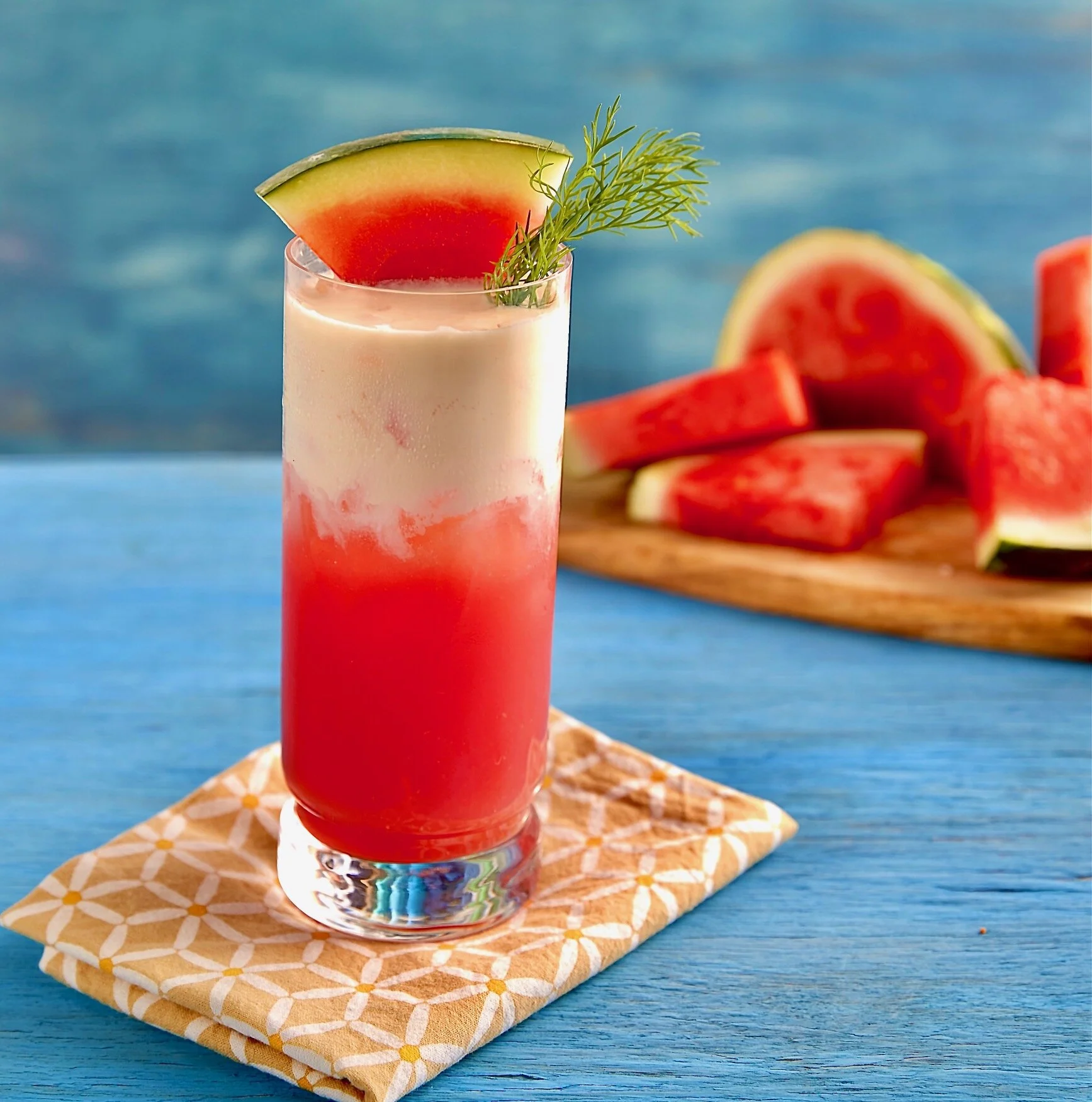 Culinary Creation: Watermelon Cheese Foam Oolong Tea