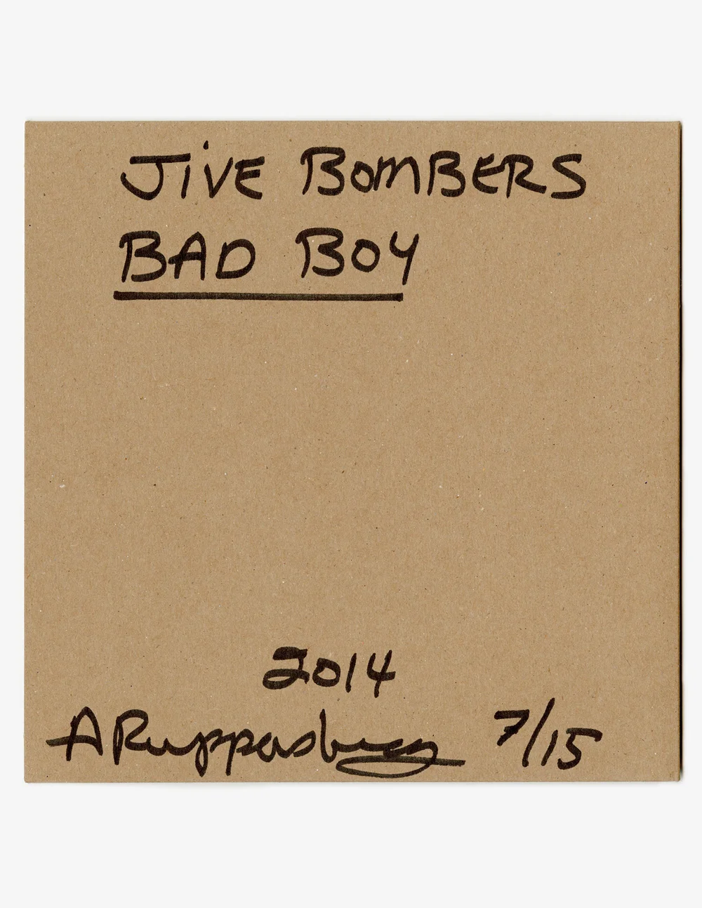 洋楽 the jive bombers  7\" The JIVE BOMBERS - Bad Boy / The BOSS-TONES - Mope-itty Mope