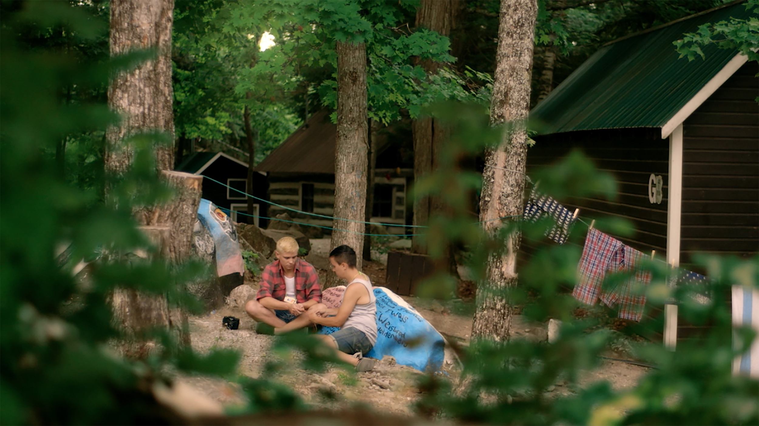   Gabey and Mike: A Jewish Summer Camp Love Story  takes its name from a song by Mermaid Café - a folk band comprised of Andi D., Joe A. Rider and Merrill Nisker (now known as ‘Peaches’) that gained popularity at Canadian Jewish summer camps in the e