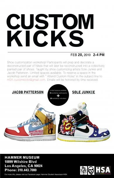 CUSTOM KICKS – A Sneaker Workshop at the Hammer Museum