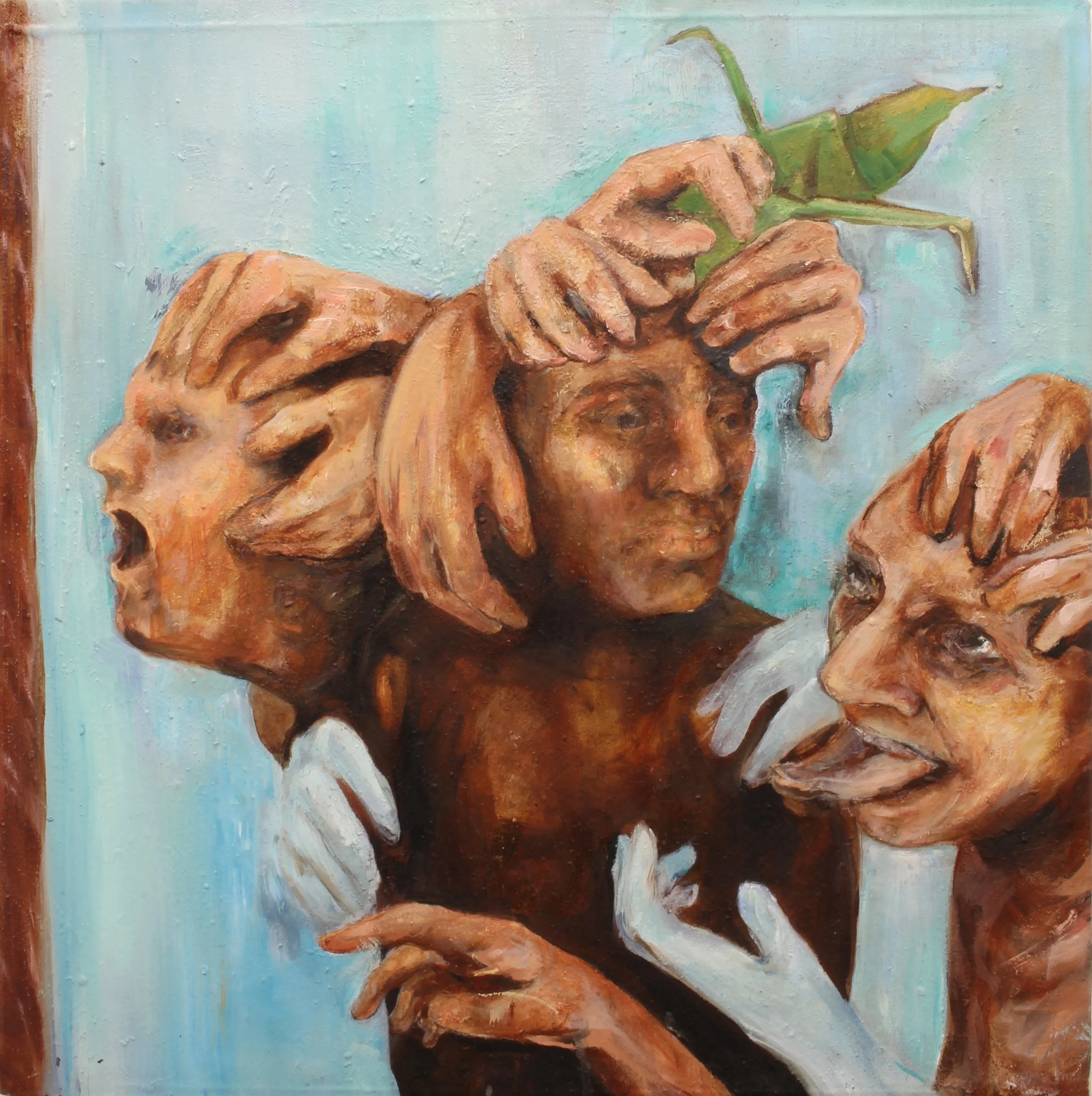 Three Graces. Oil on Canvas. 50 x 50, 2016